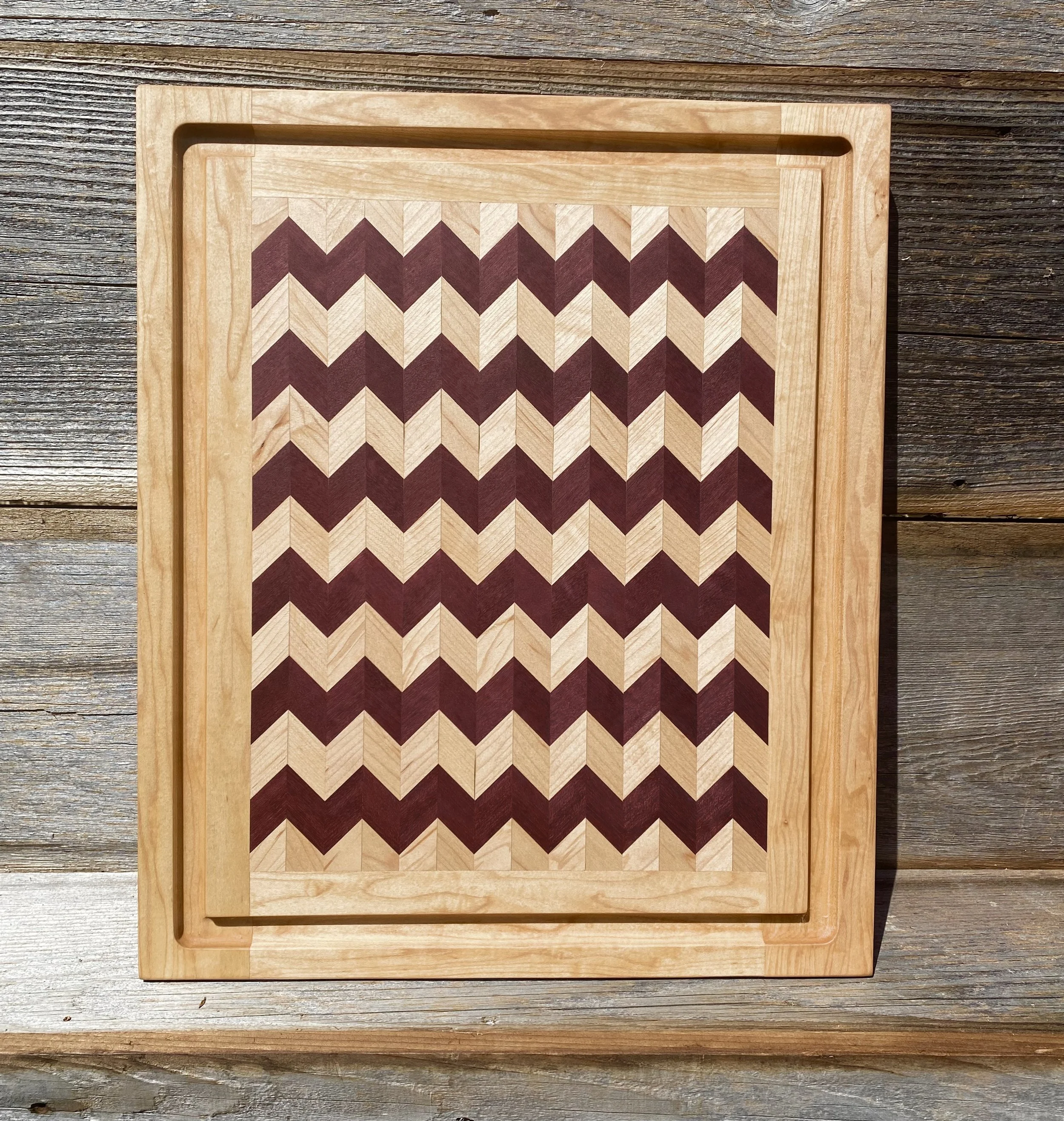 Chevron Butcher Block - SOLD