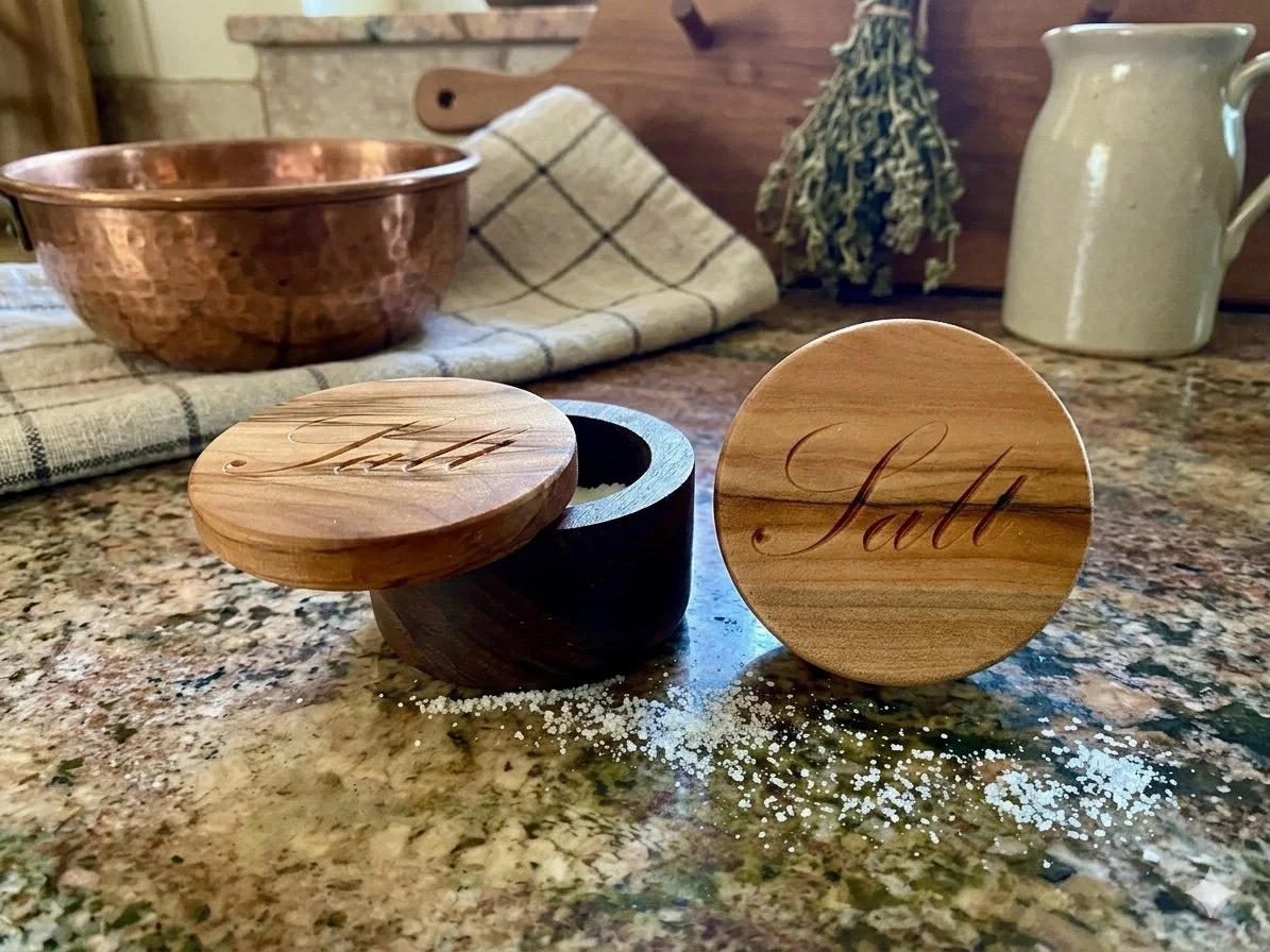 Spalted Maple Salt Vessel