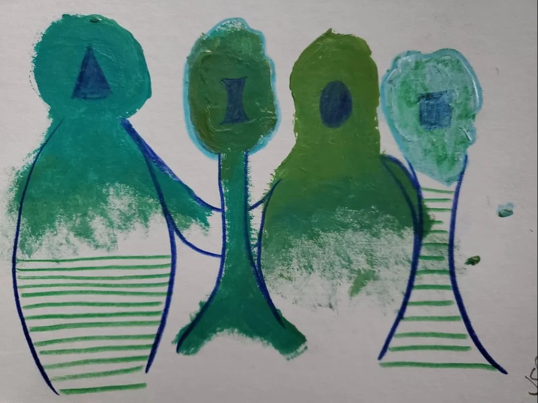 My Thing has depression. Sometimes when I feel like a blob of nothingness and when I talk to others, I’m unable to fully process what is being said and the world just looks like a big blob. So that’s why I called my Thing BLOBBY.