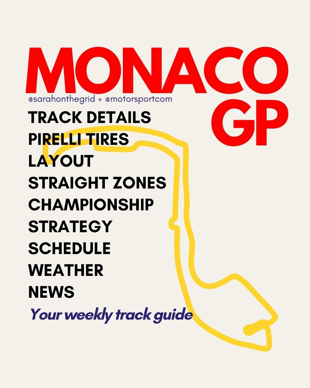 With the F1 Monaco Grand Prix, Saturday is just as important as Sunday. 

With tight technical turns, the highest elevation change on a street track, and the slowest corner, the Monaco GP challenges drivers and cars. Quali tends to set the grid here 