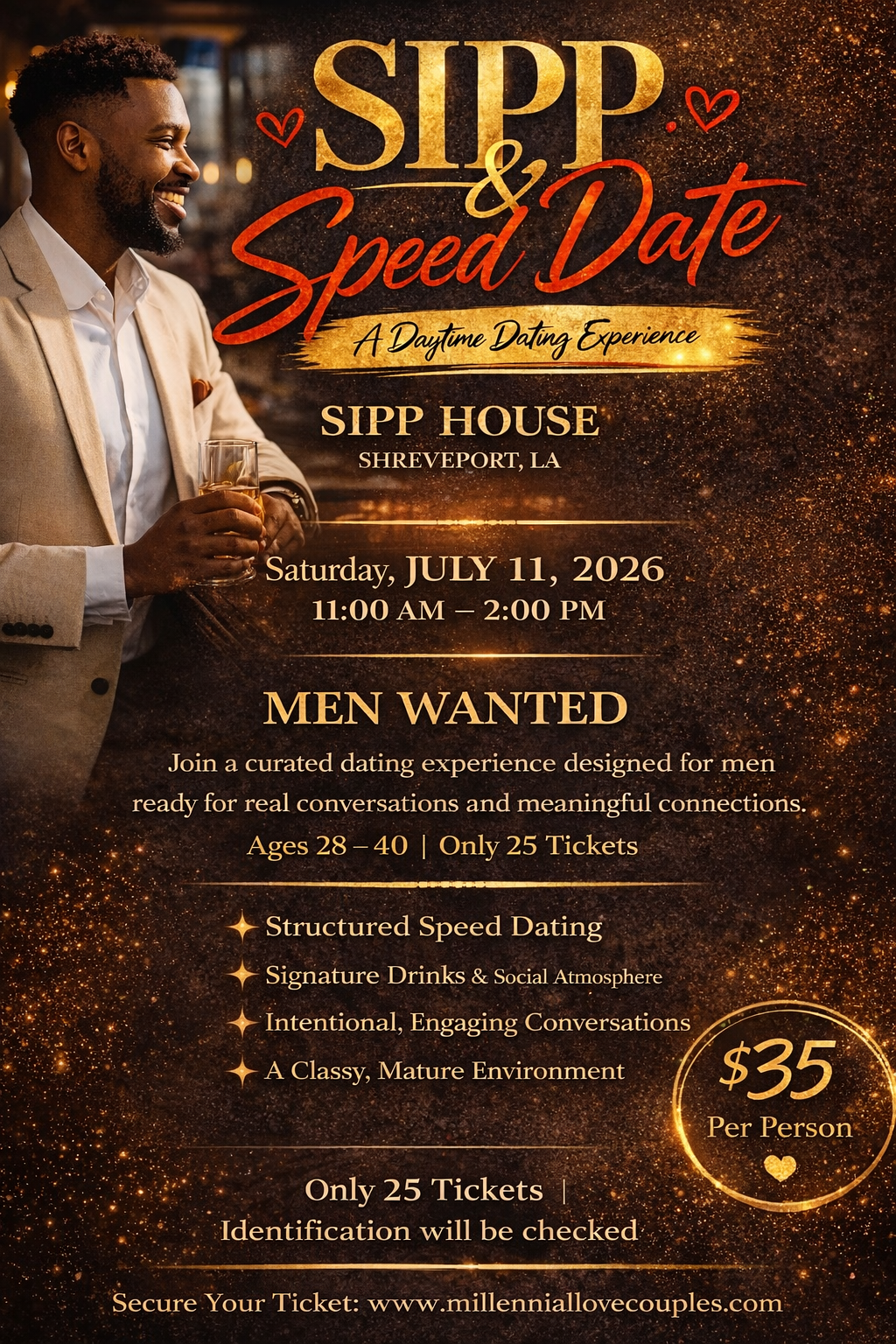Sipp & Speed Date (Men)