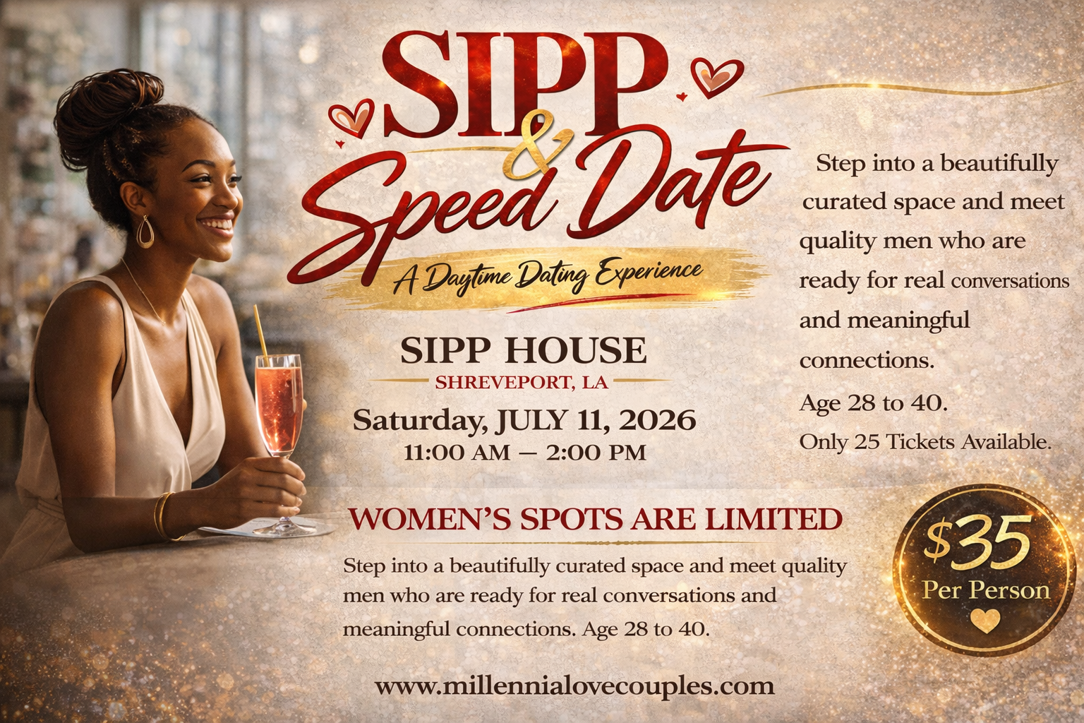 Sip & Speed Date (Women)