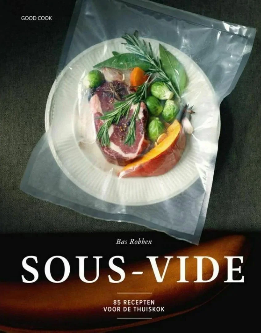 Cook book cover: sous-vide by Bas Robben