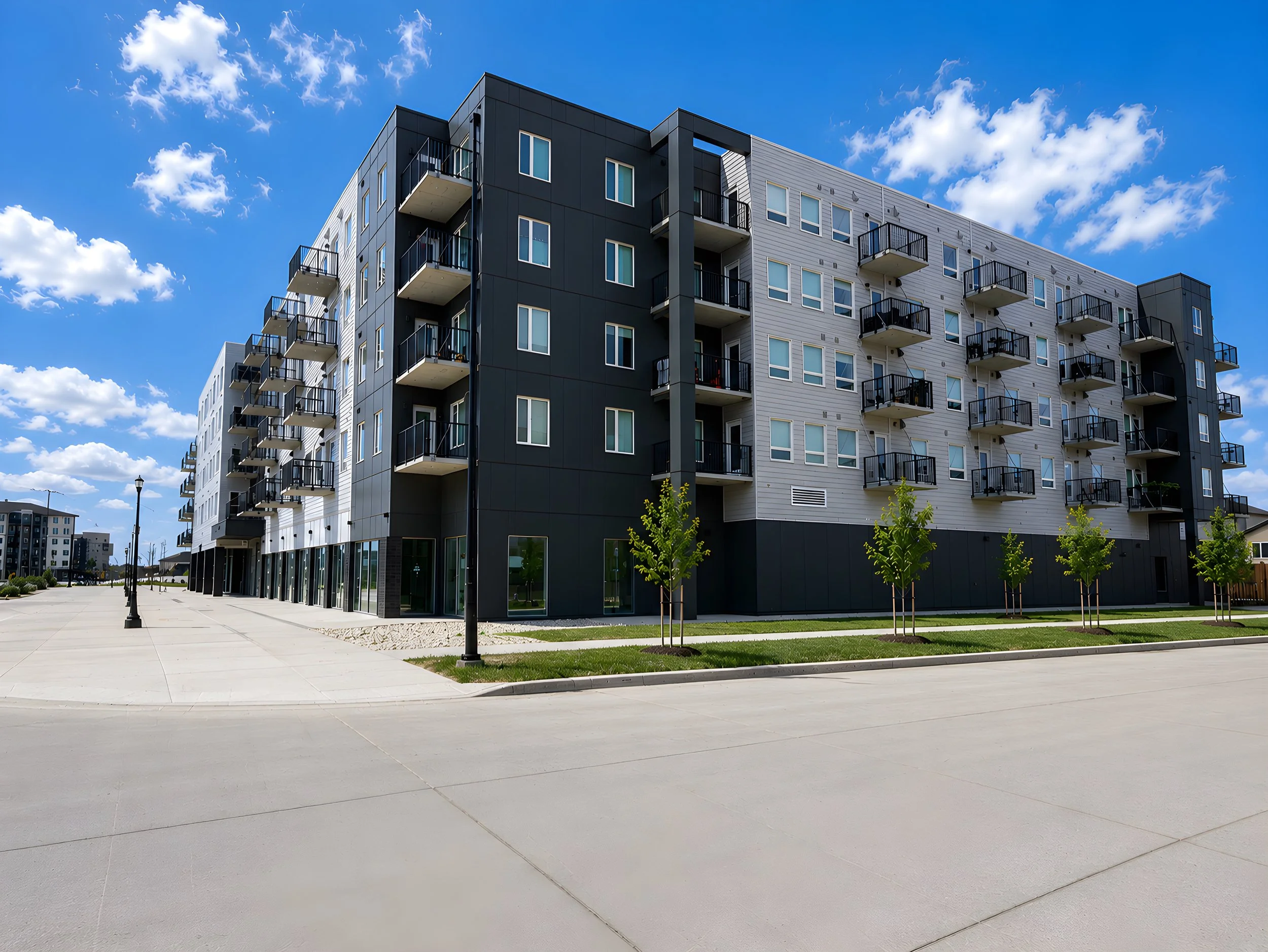 160 Centre apartment building in Bridgwater Village