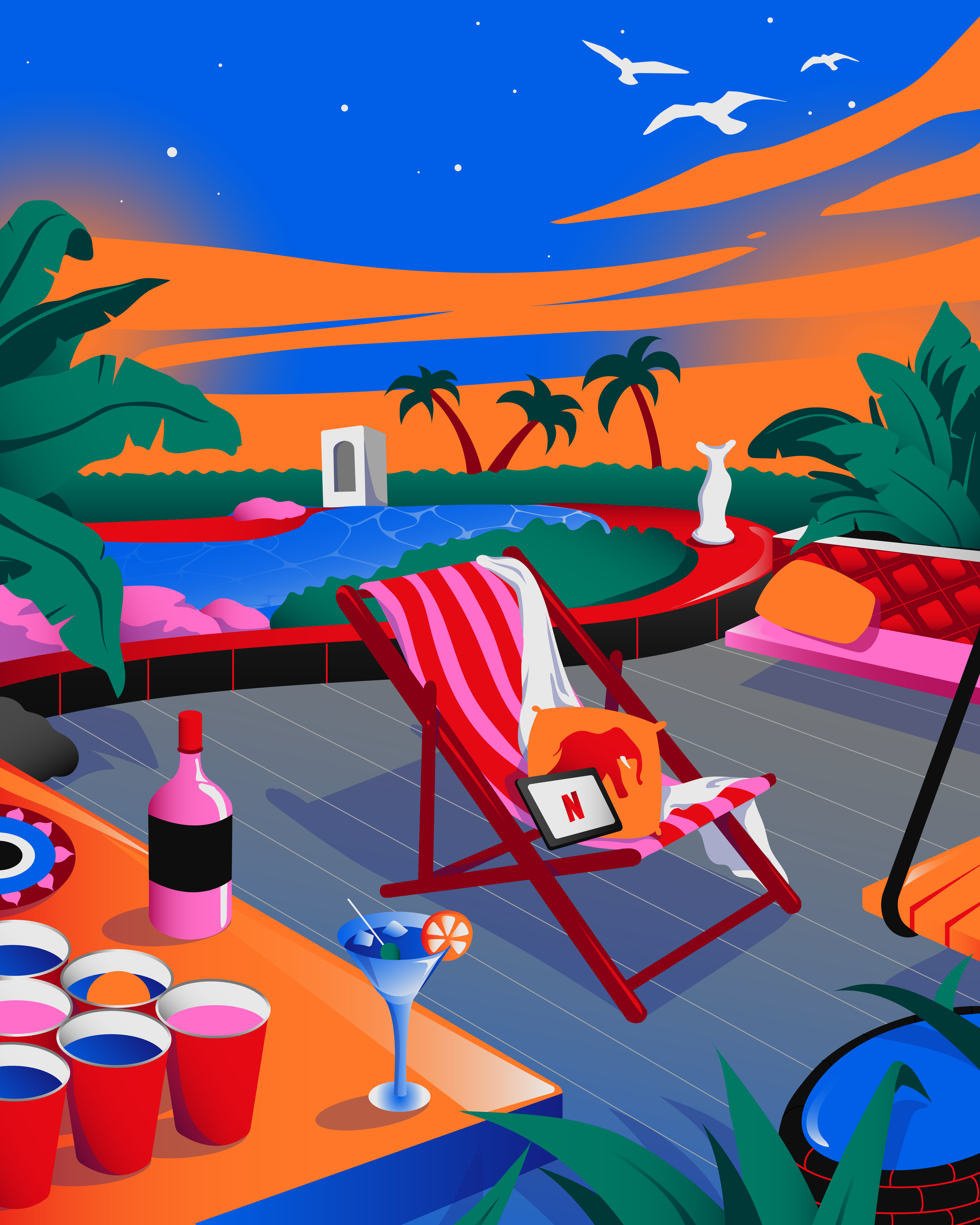 Netflix Party Invite