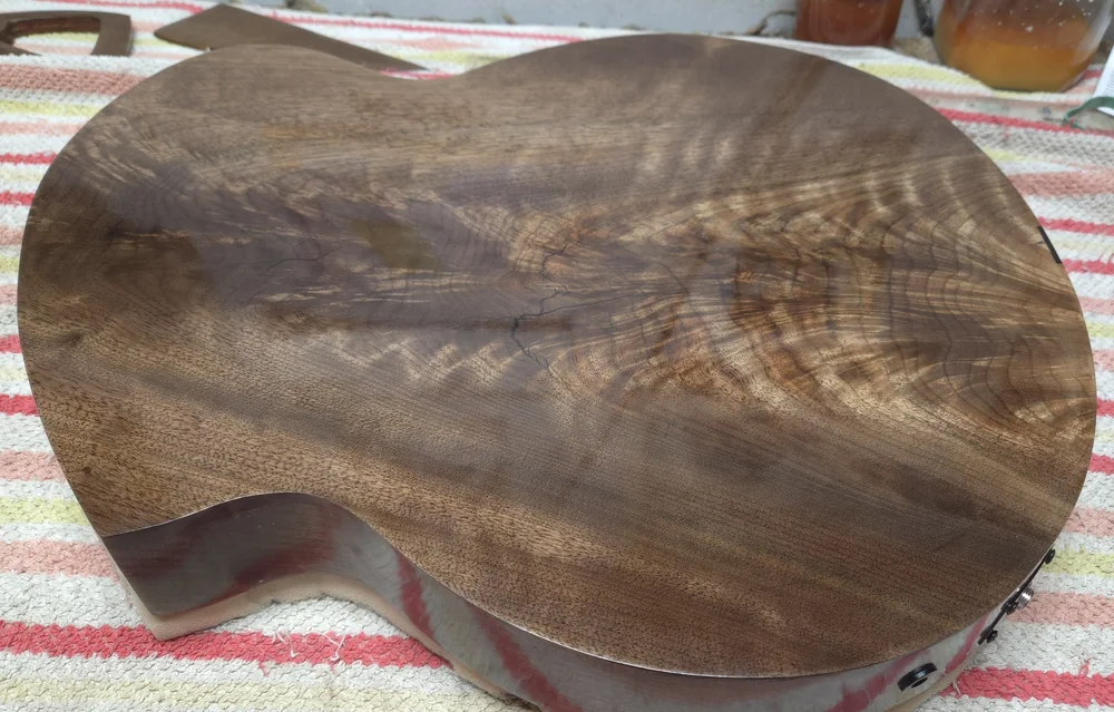 Bullfrog Archtop &mdash; finish process