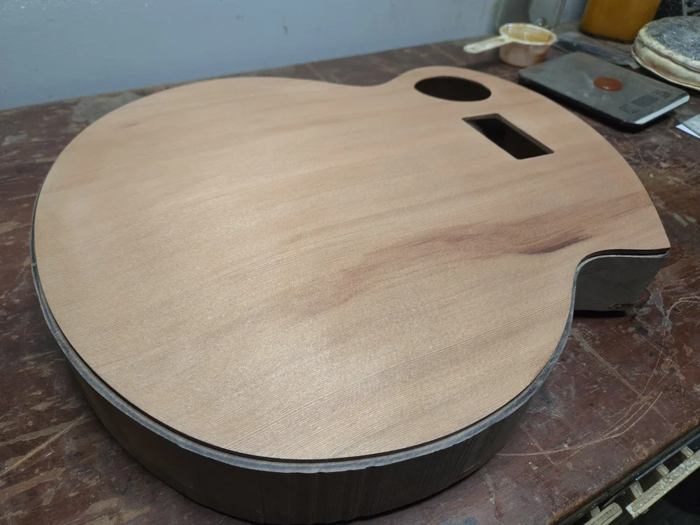 Bullfrog Archtop &mdash; finish process