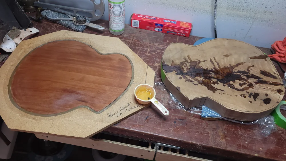 Bullfrog Archtop &mdash; finish process