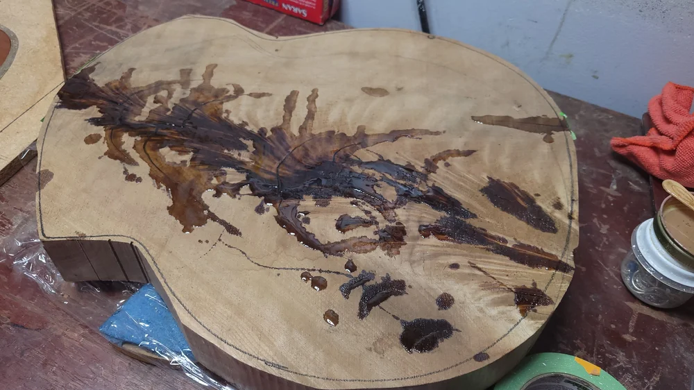 Bullfrog Archtop &mdash; finish process