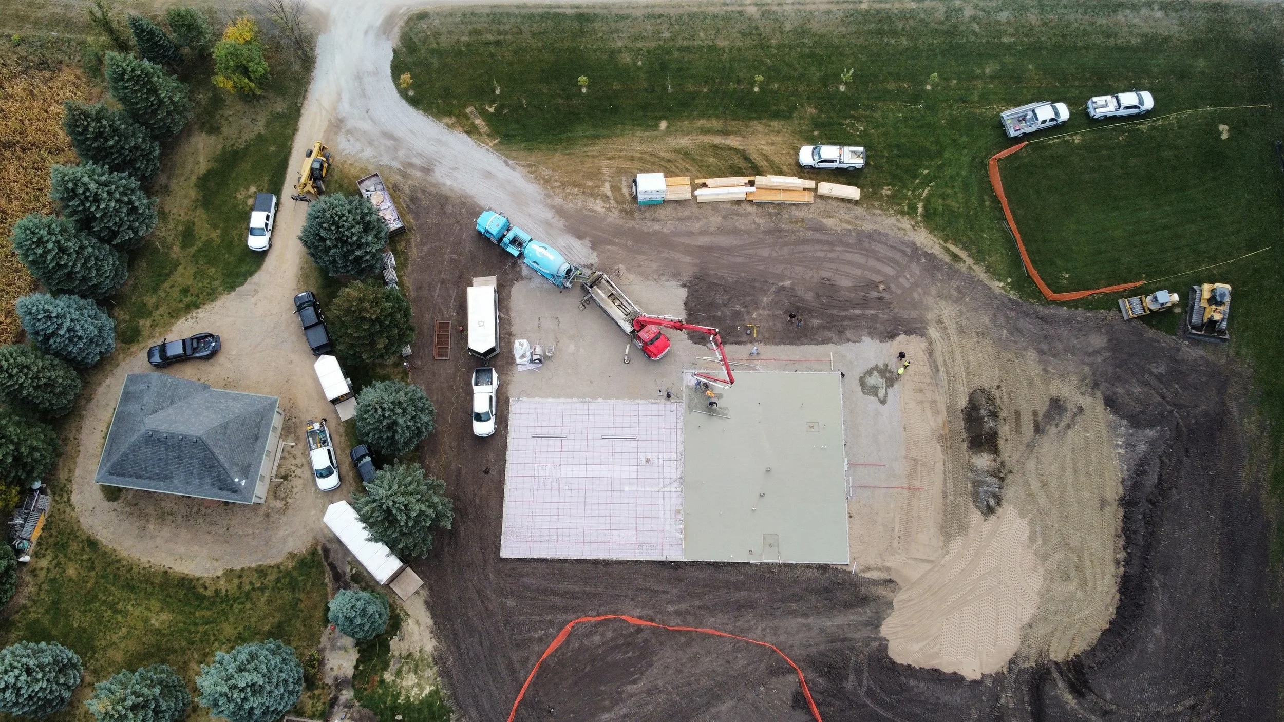 12 sprengeler-construction-barndominium-aerial-slab-and-site-layout.JPG