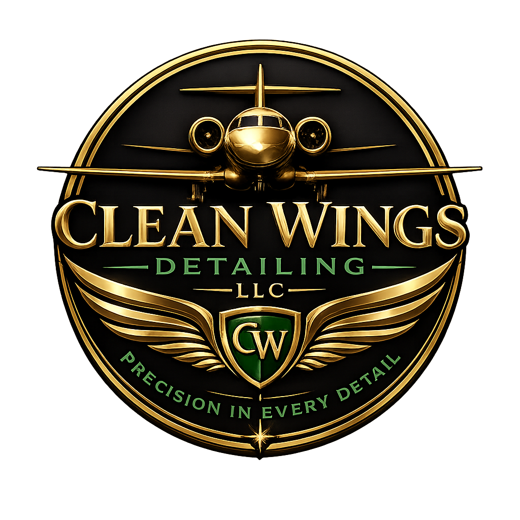 Clean Wings Detailing LLC. We are a premium mobile aircraft detailing company.