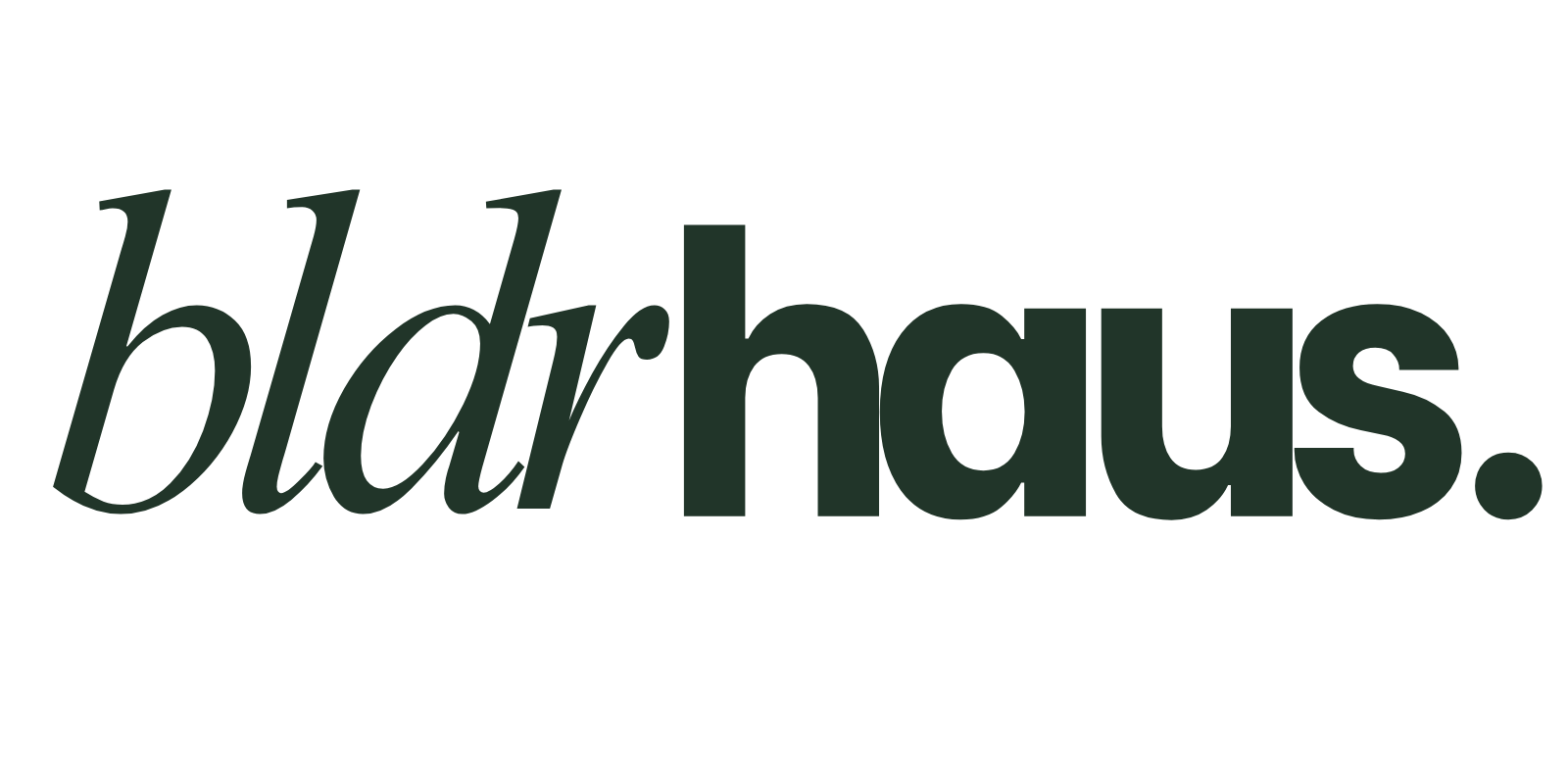 Word cloud with the prominent words 'bdrhaus' in a large font, surrounded by smaller words like 'modern,' 'luxury,' 'design,' 'architecture,' and 'home' in a circular layout.