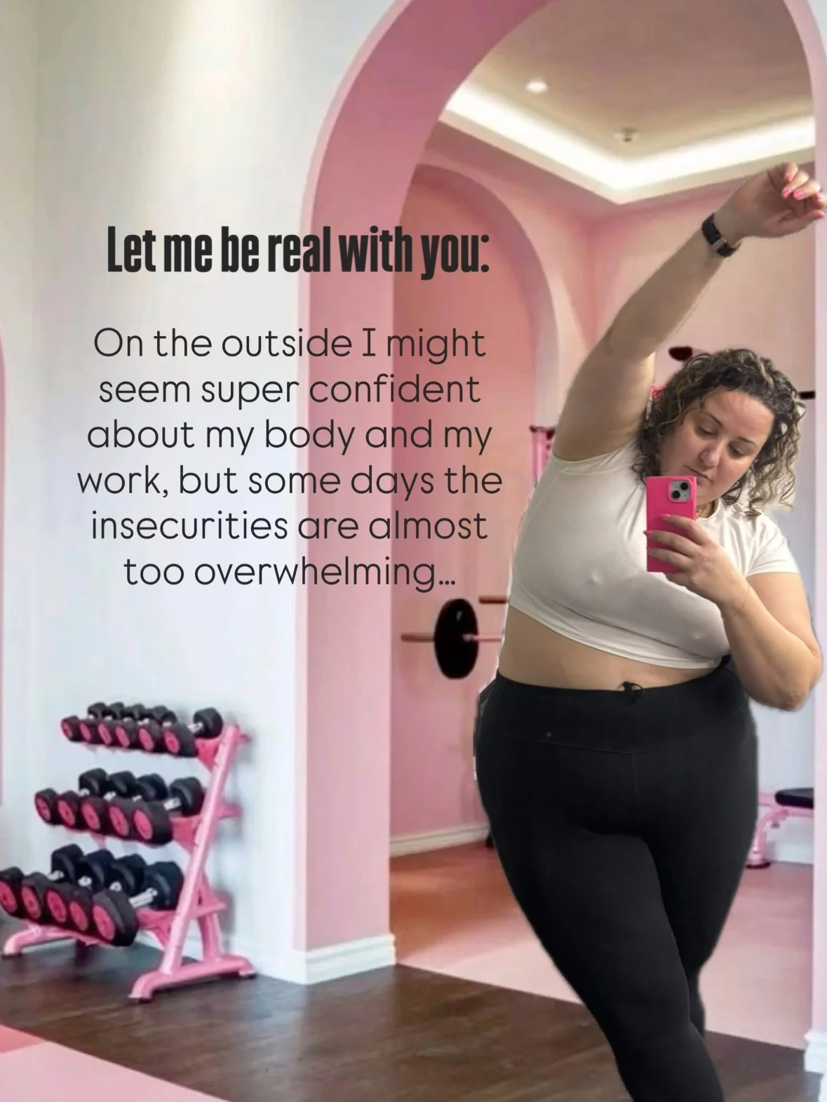 Being so real with you right now, &ldquo;fake it til you make it&rdquo; works but I&rsquo;m down bad in the trenches right now. 

Being a fat trainer in an industry that is image obsessed is as toxic as you think it is! And let me be clear, I absolut