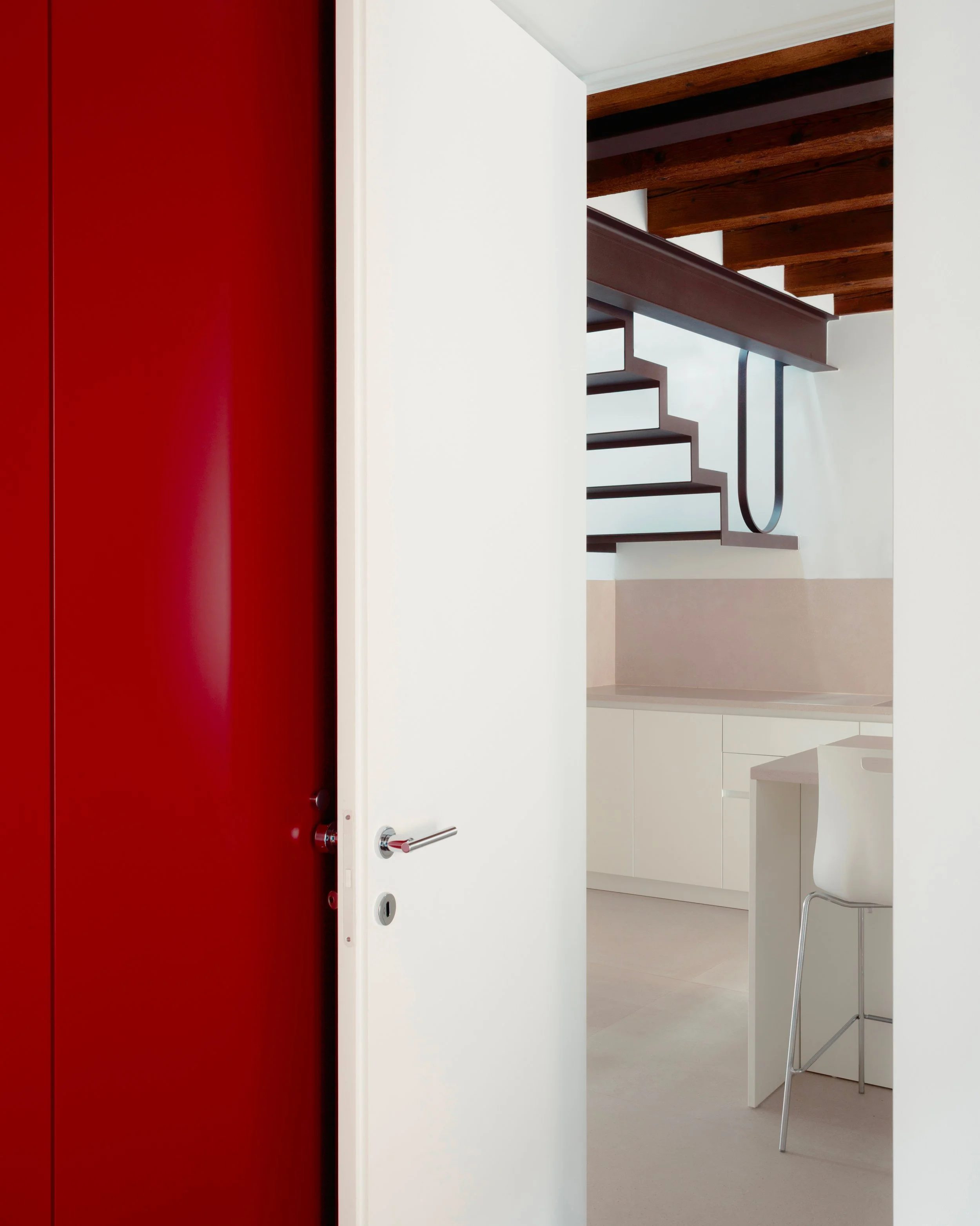 design stairs kitchen metal