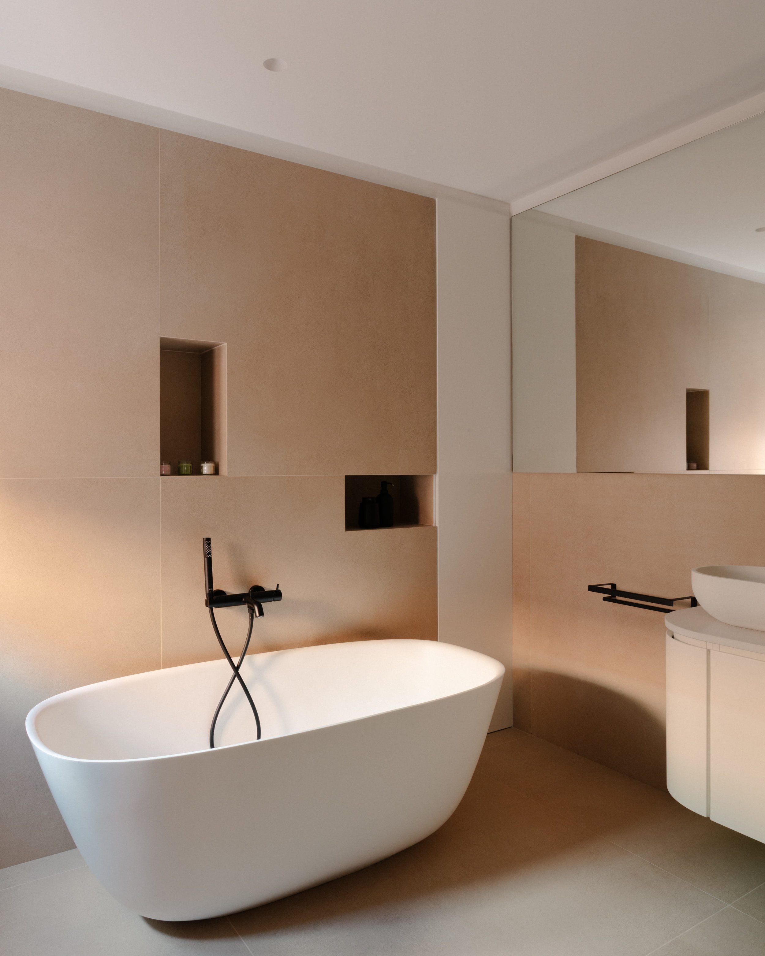 bagno master padronale nicchia design
