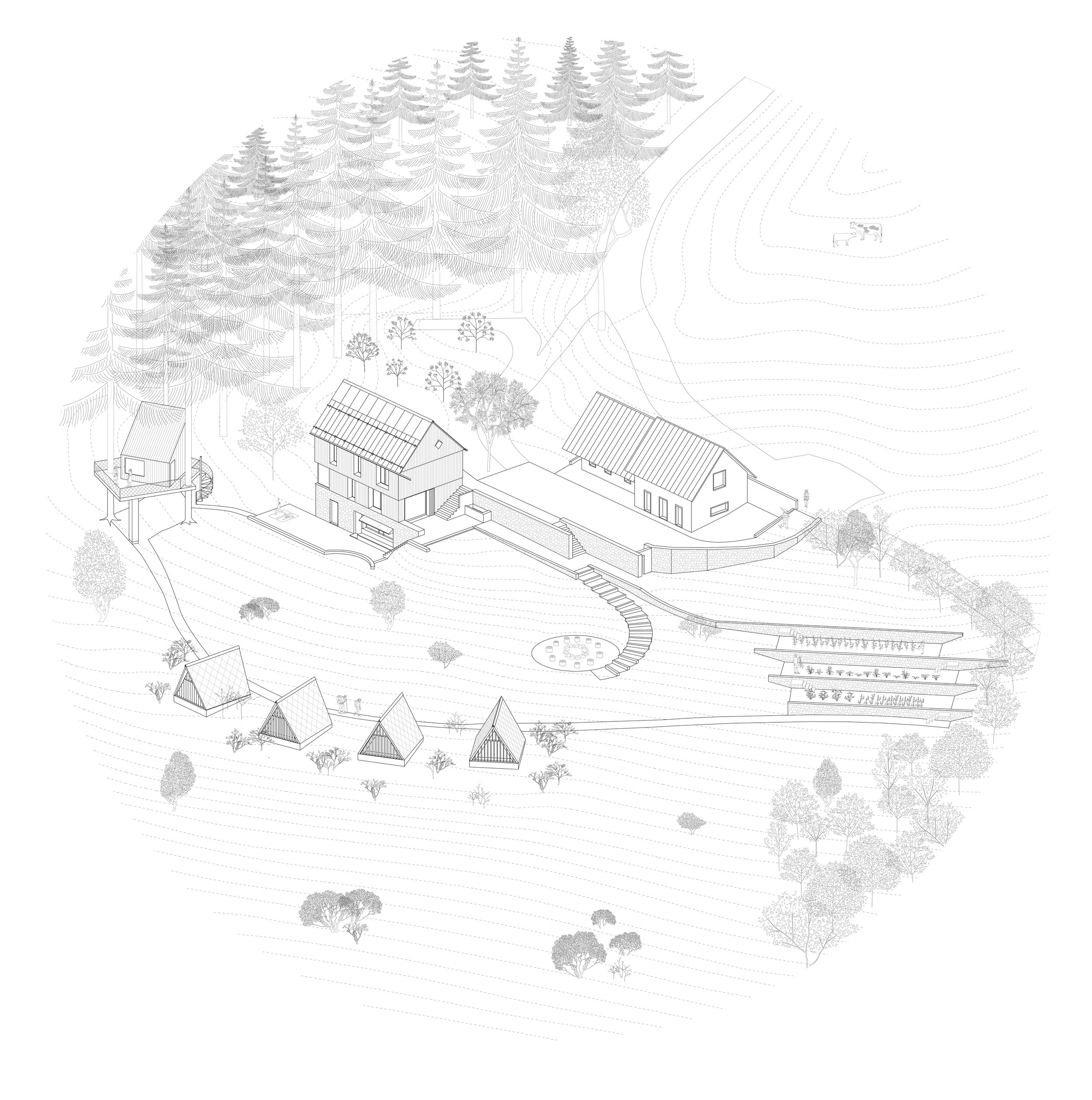 assonometria disegno architettura alpina alpine architecture.jpg