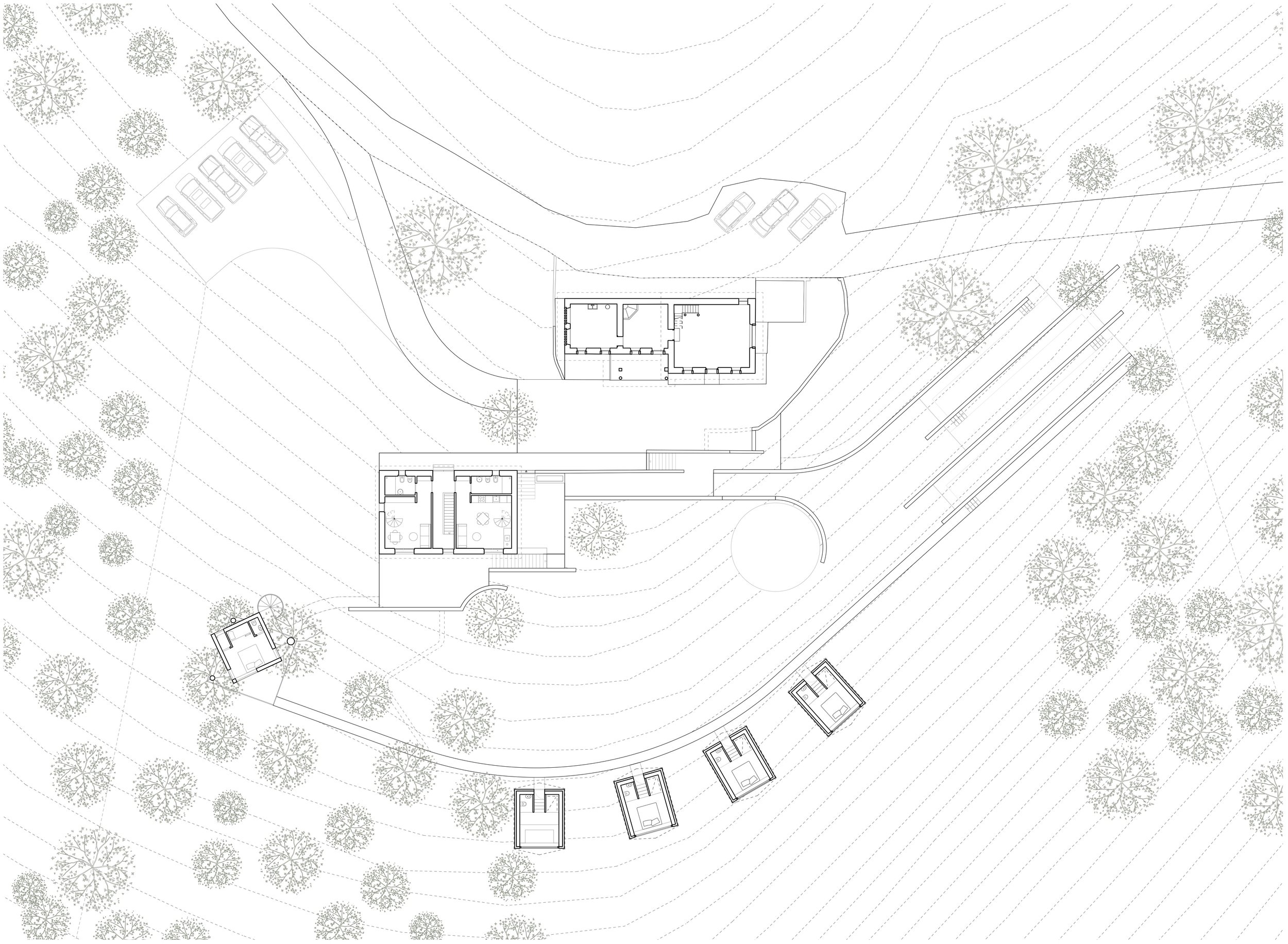 planimetria plan architettura alpina