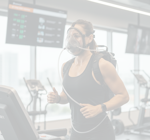 breath-by-breath metabolic analysis technology for accurate VO2 max testing