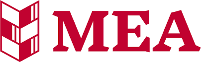 Michigan Education Association logo, "MEA" in red text next to a book