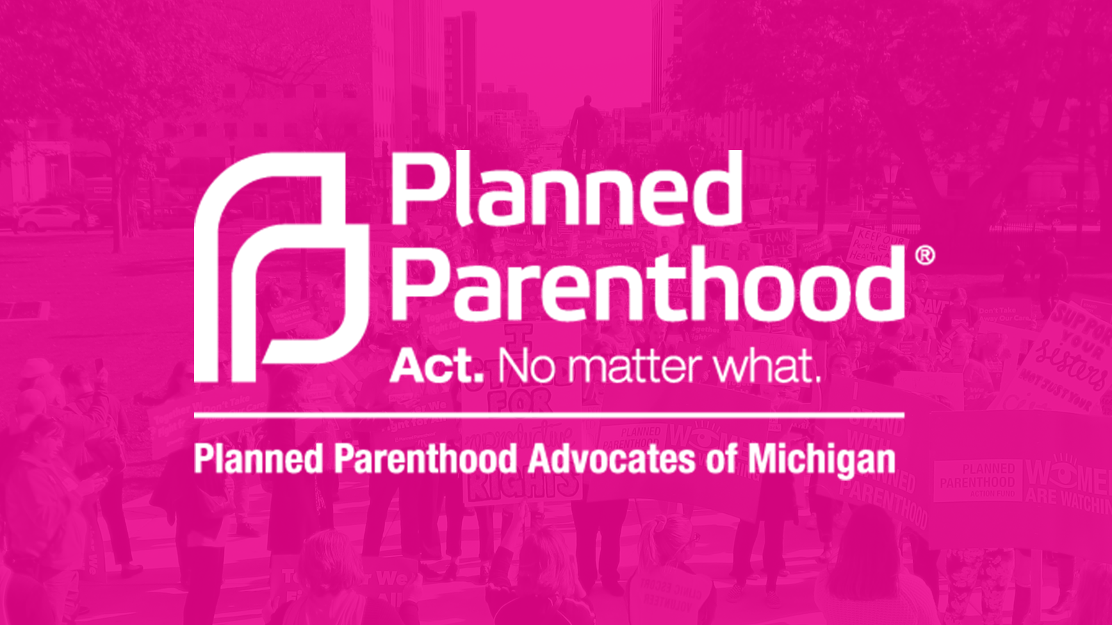 Planned Parenthood Advocates of Michigan pink logo