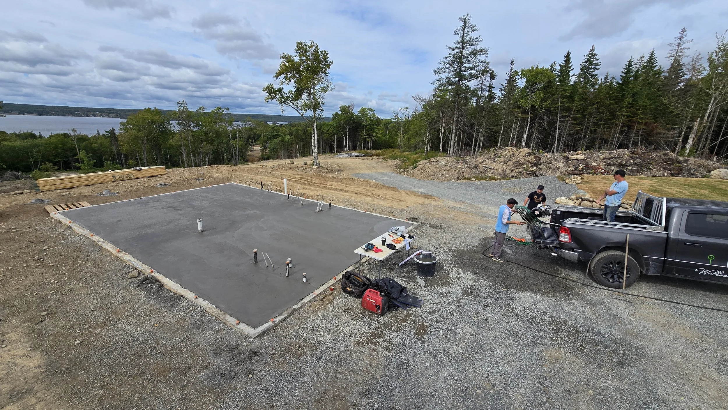 Foundation and slab complete.  Time for framing.