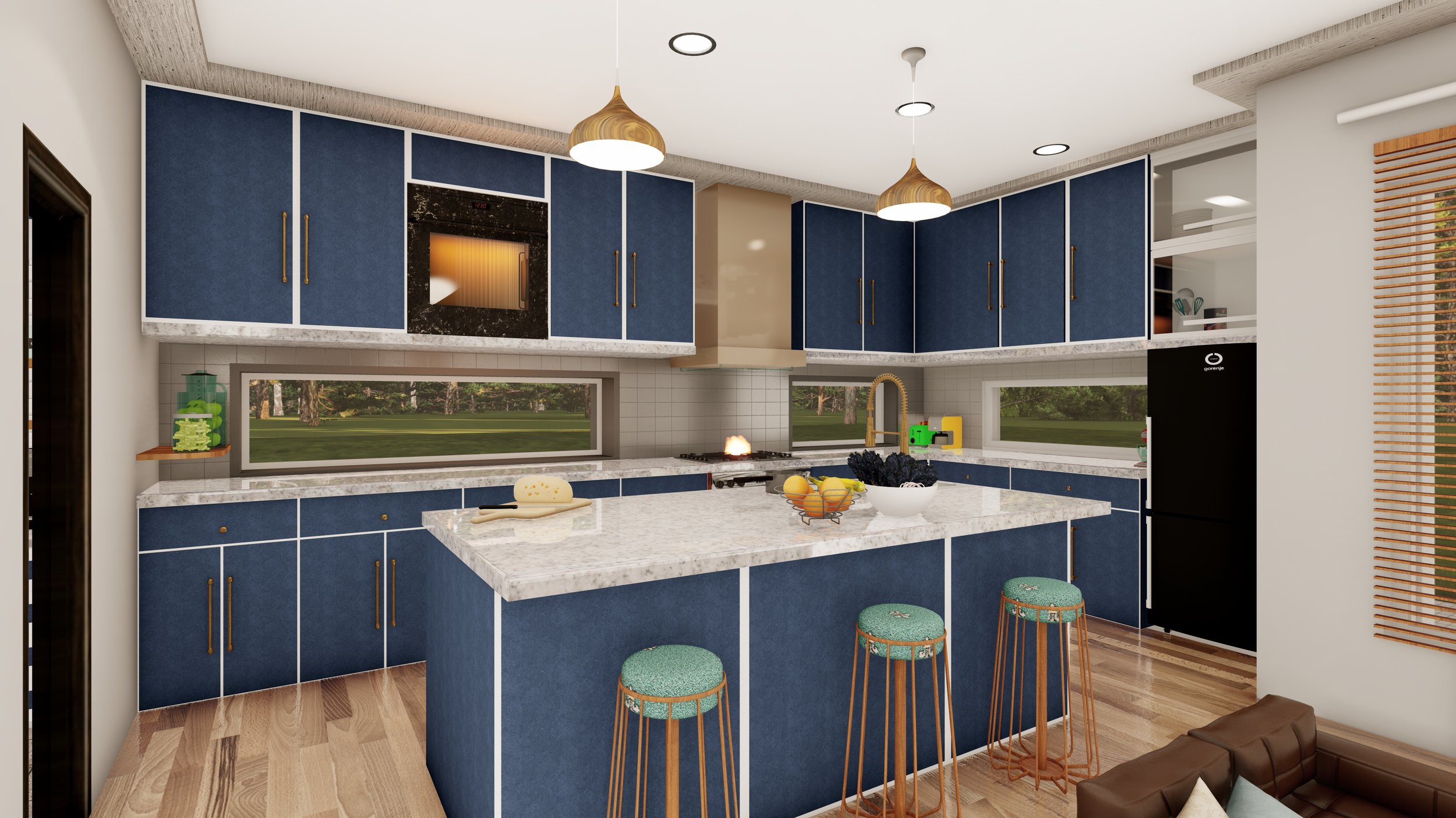 Koho - Kitchen Rendering