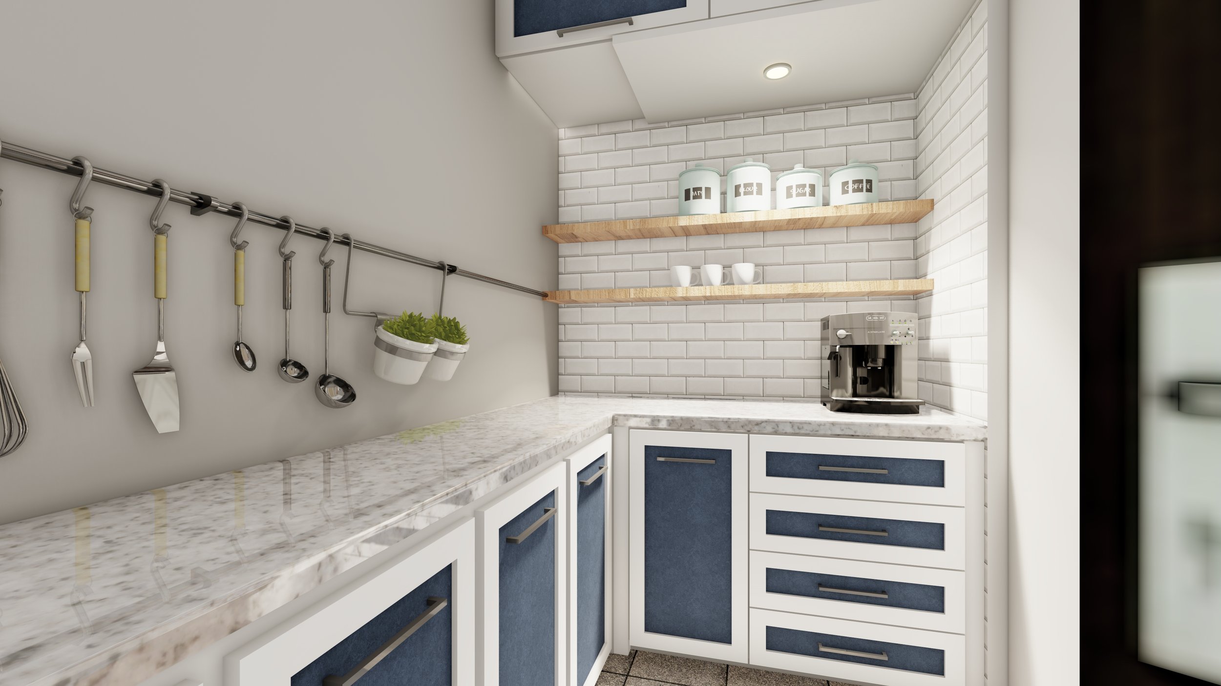 Koho - Butler Pantry Rendering