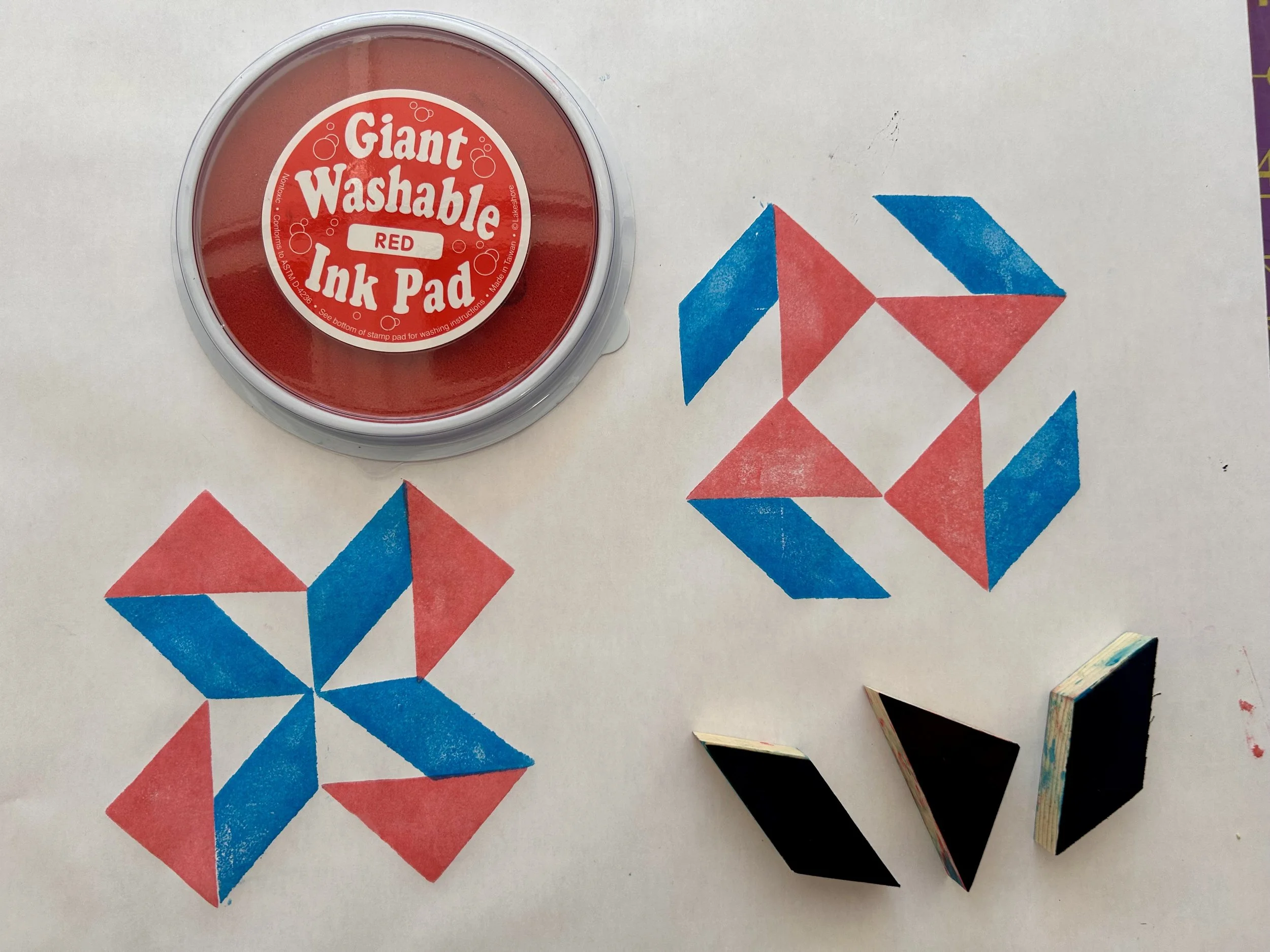 tessellating stamps