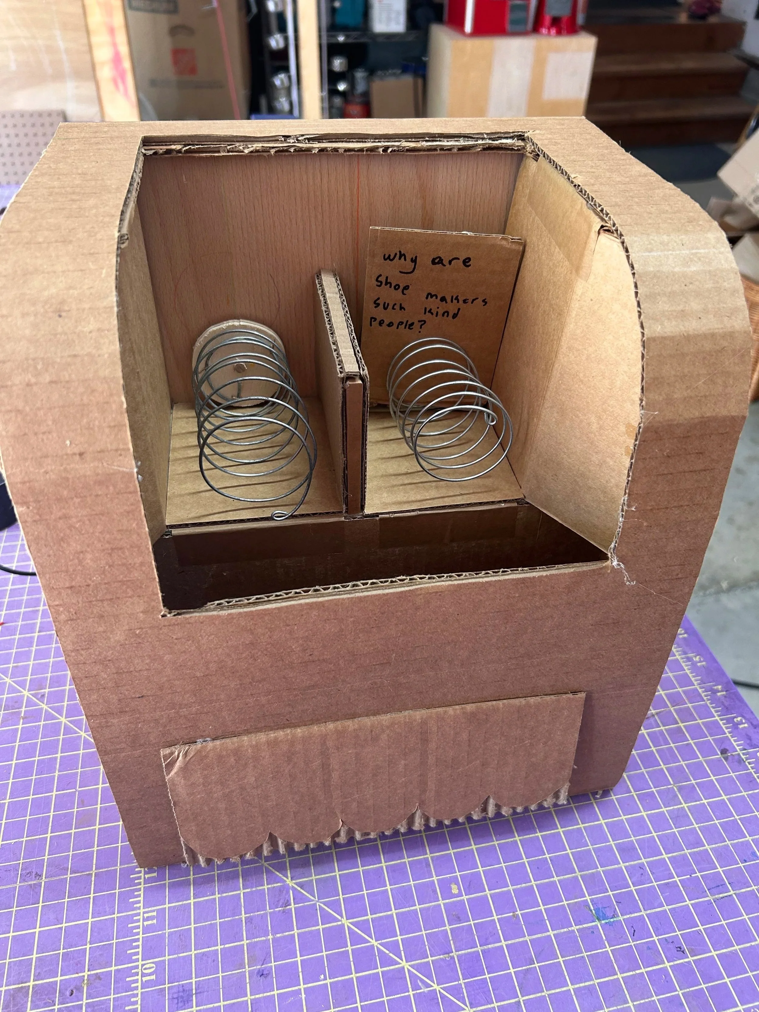 cardboard art arcade build party!