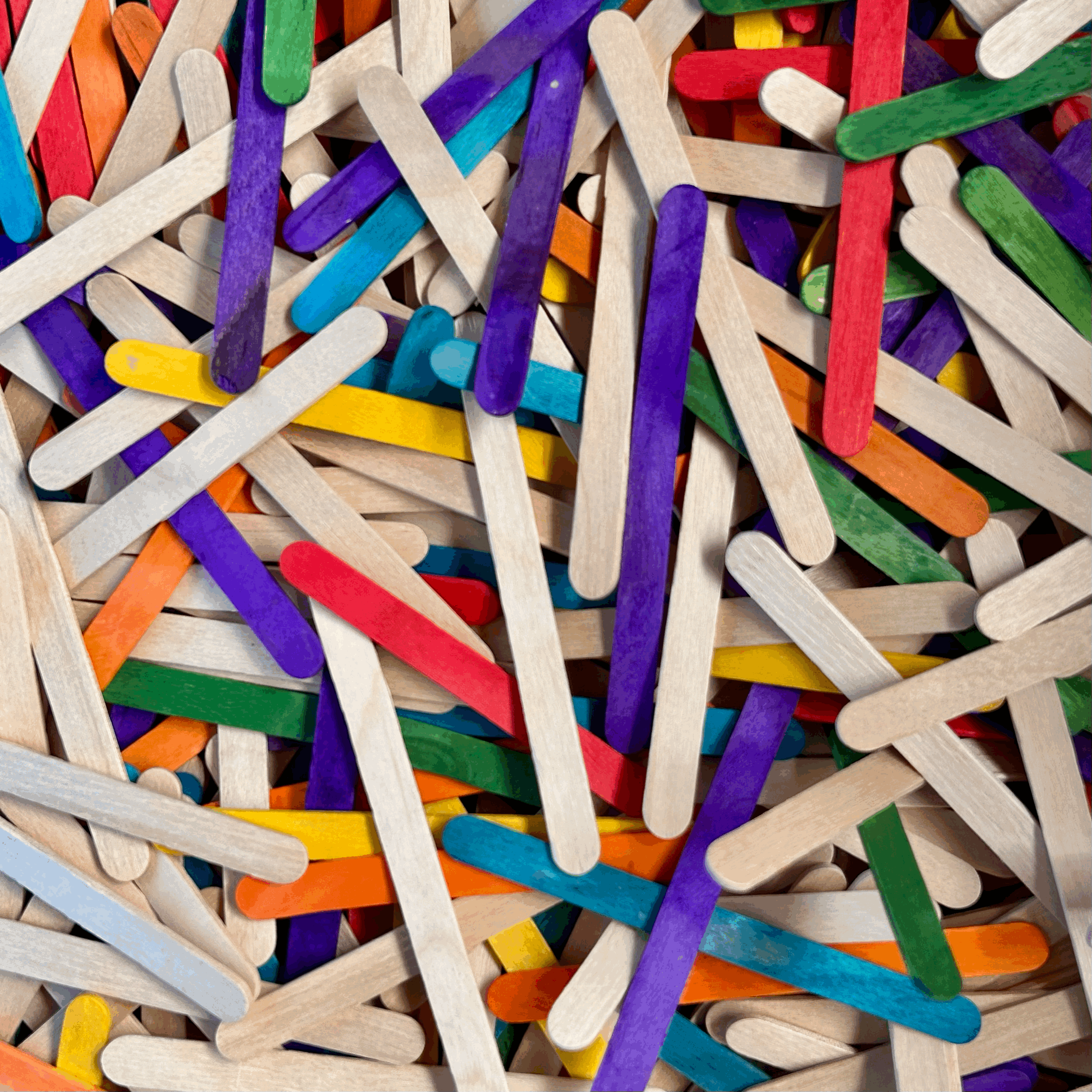3000 popsicle sticks