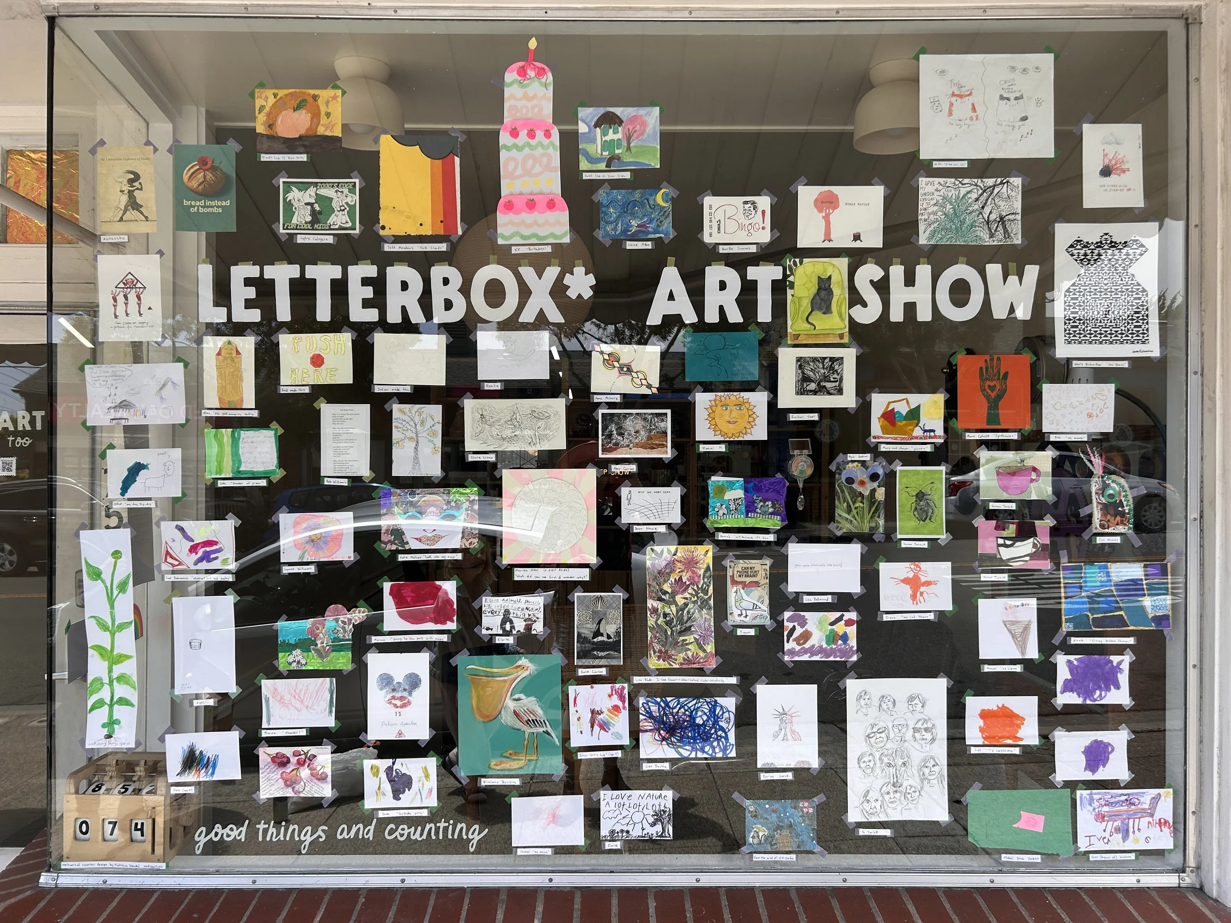 the letterbox art show experiment