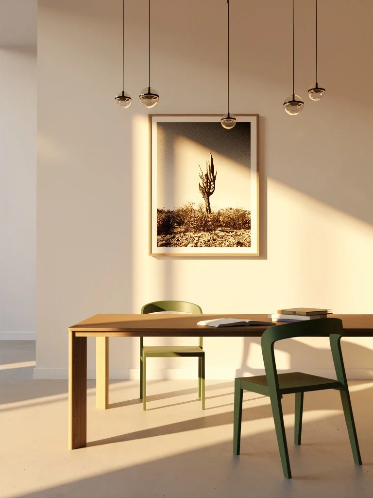 Minimal interior with a long table-Golden Hour.jpg