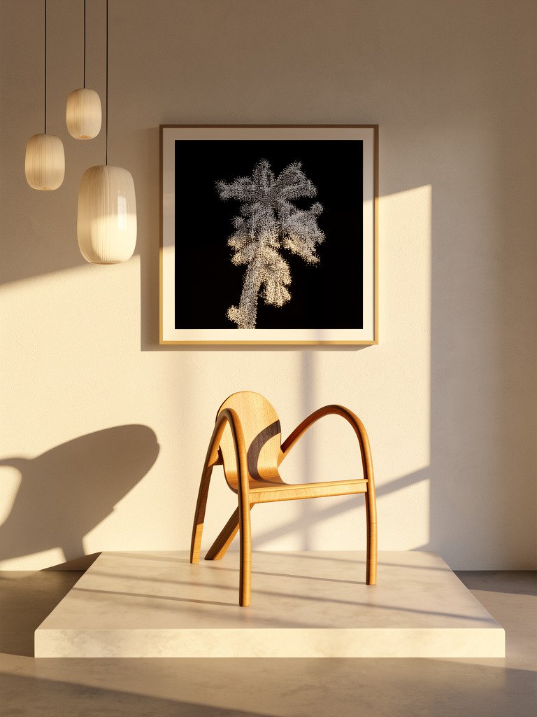 Designer chair sitting on platform flooring-Golden Hour.jpg