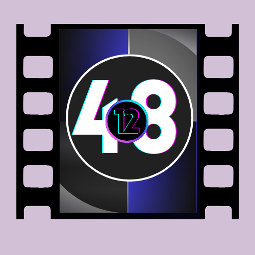 A digital countdown timer reveling the 12 in 48 film challenge.