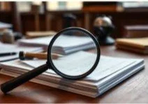 Magnifying glass resting on papers, symbolising the clarity Ethical Reach Studio brings to charities working to improve their website visibility.