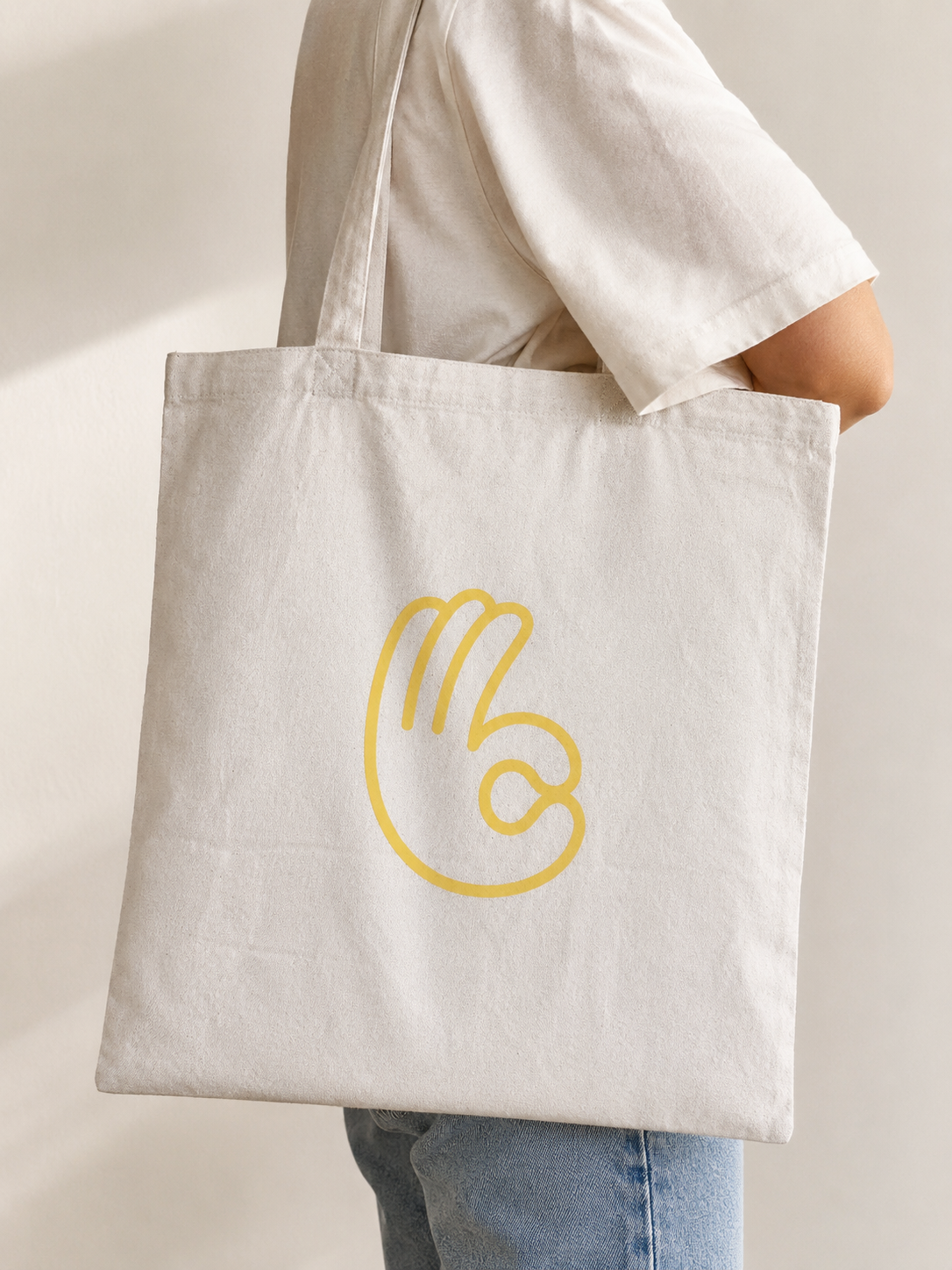 Tote Bag Bravo Jaune