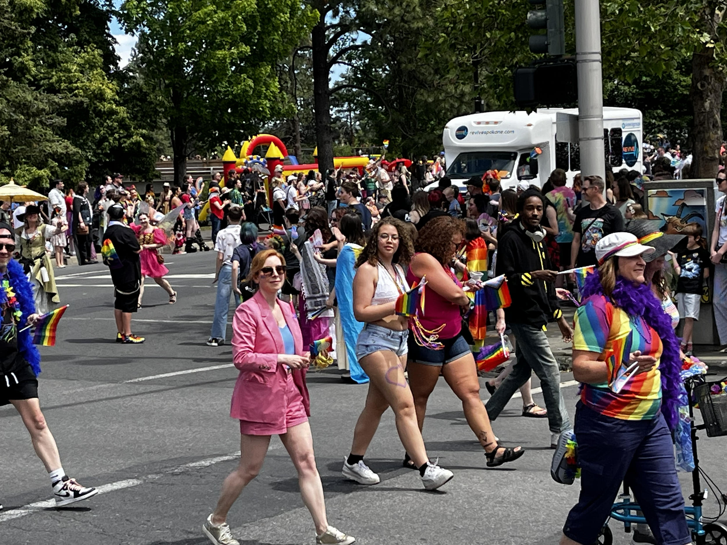 Walking Pride Parade with the Veteran's Affairs, 2024