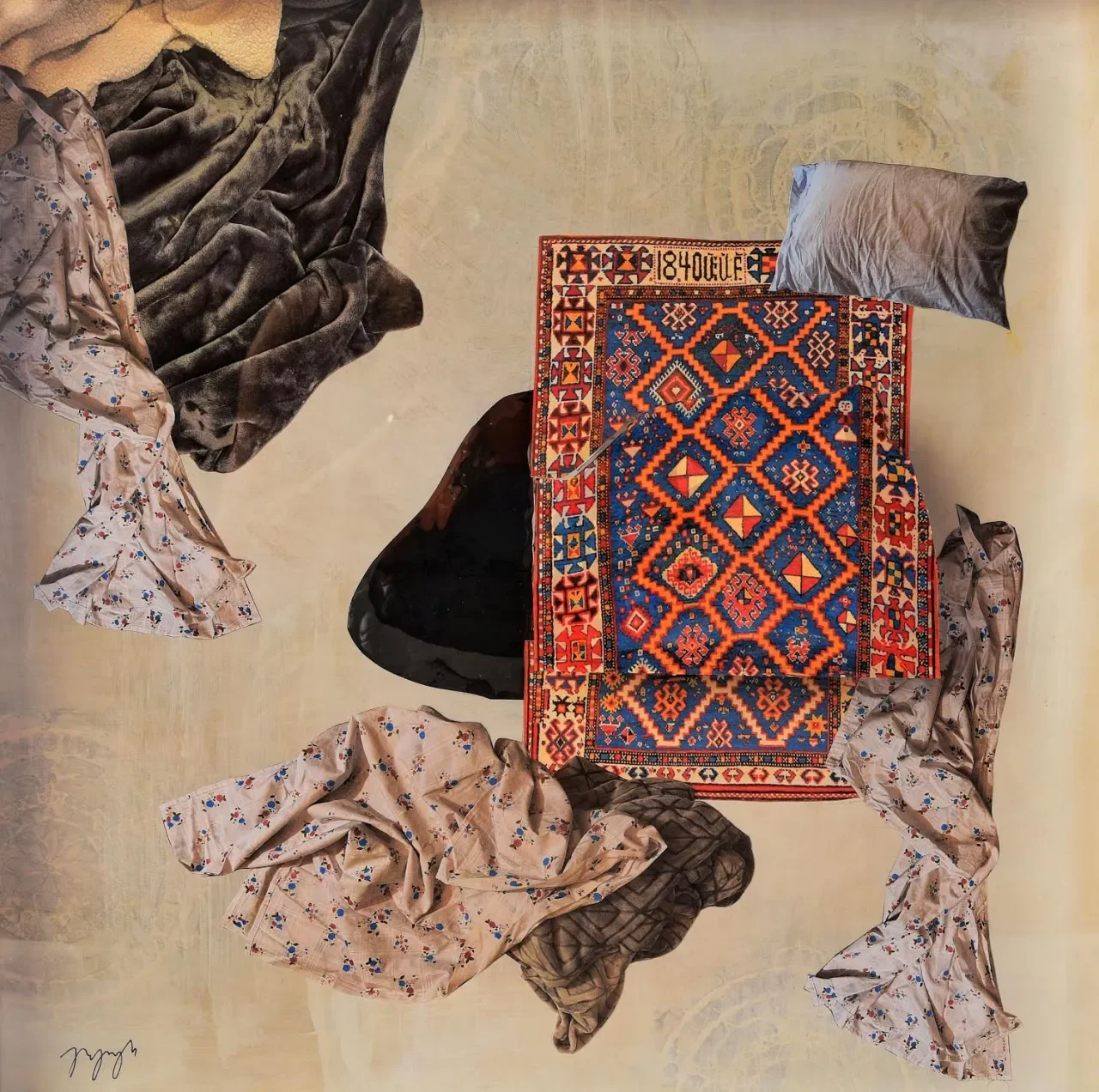 They Left Their Home Behind and The Rug