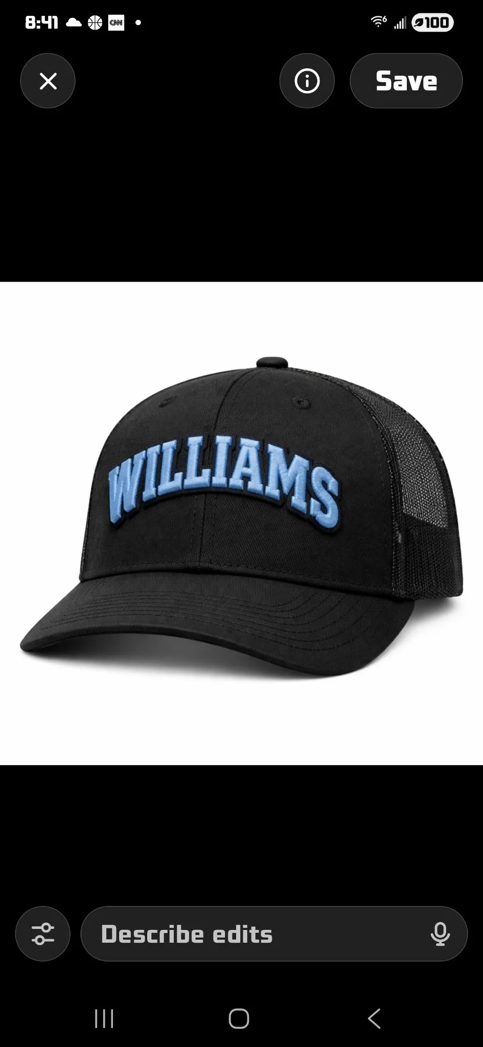 PUFF+Embroidered Hat-Williams Family Reunion 2026 Richardson 112 - Trucker Snapback Cap