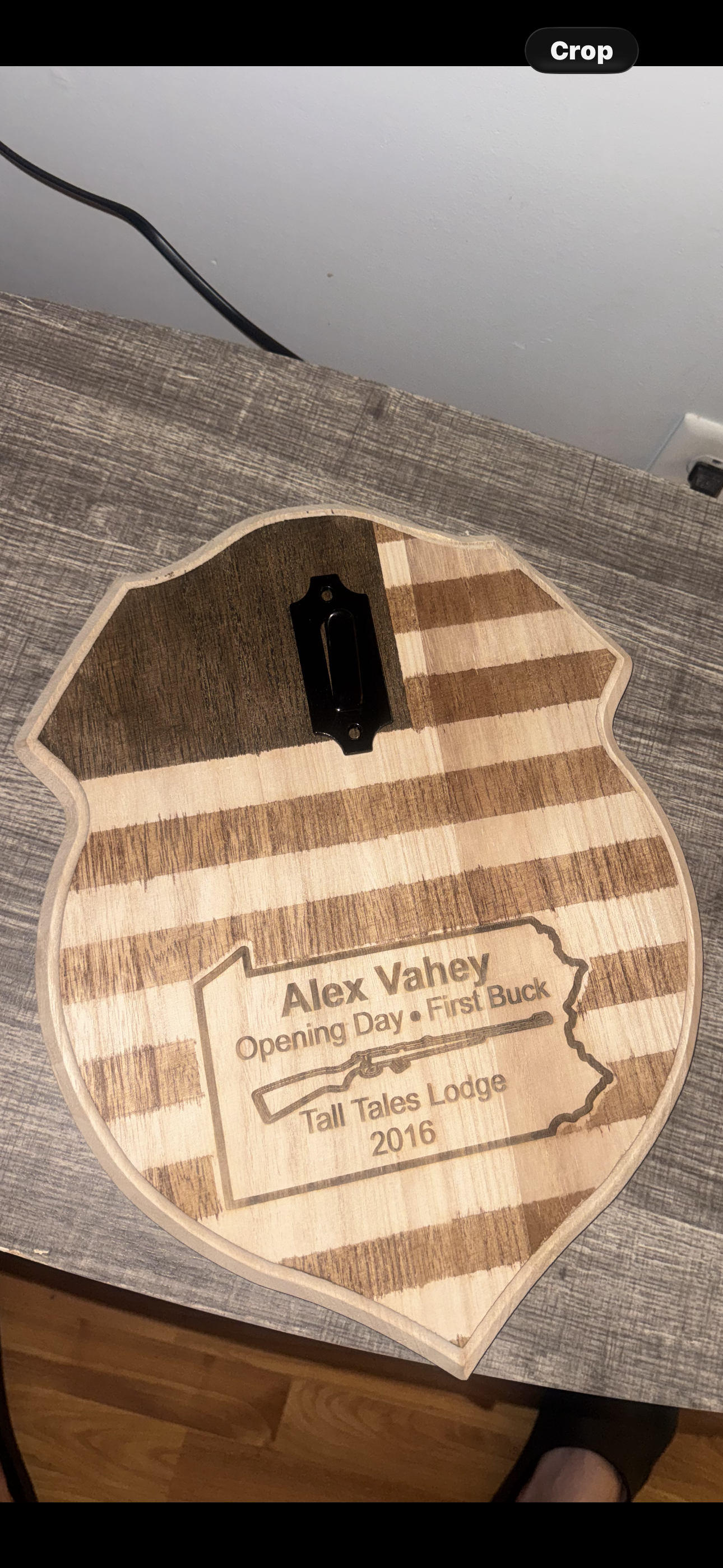 Custom European Mount Plaque