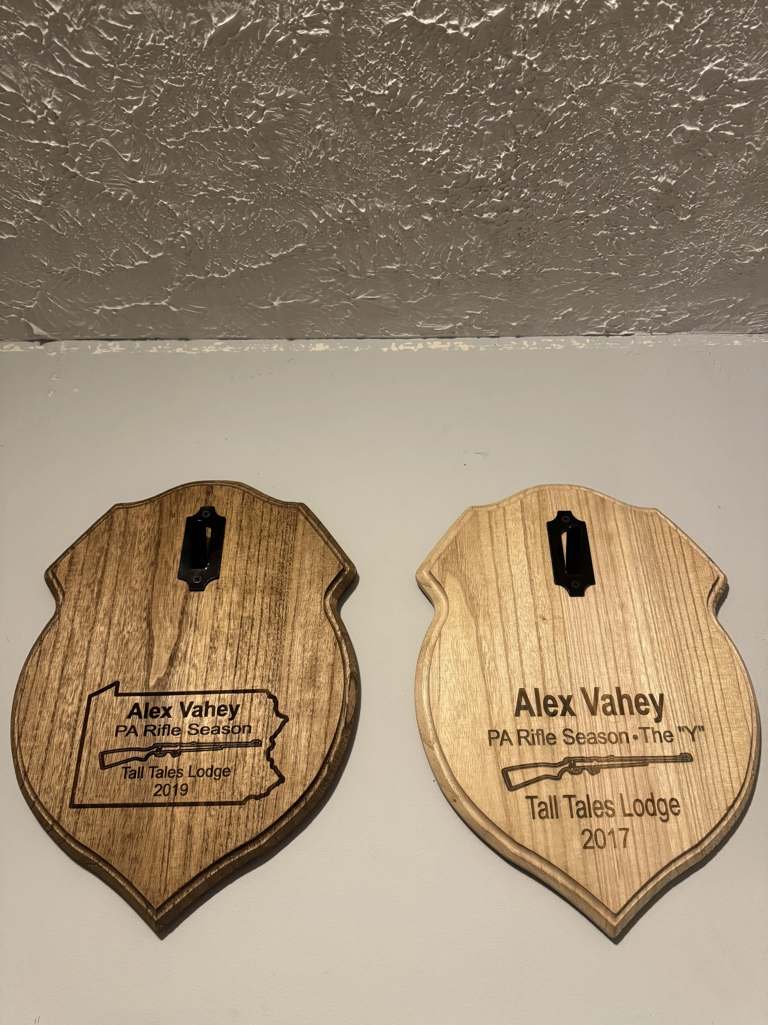 Custom European Mount Plaque