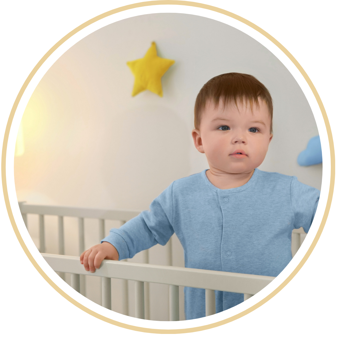toddler wide awake after 30 minutes in crib
