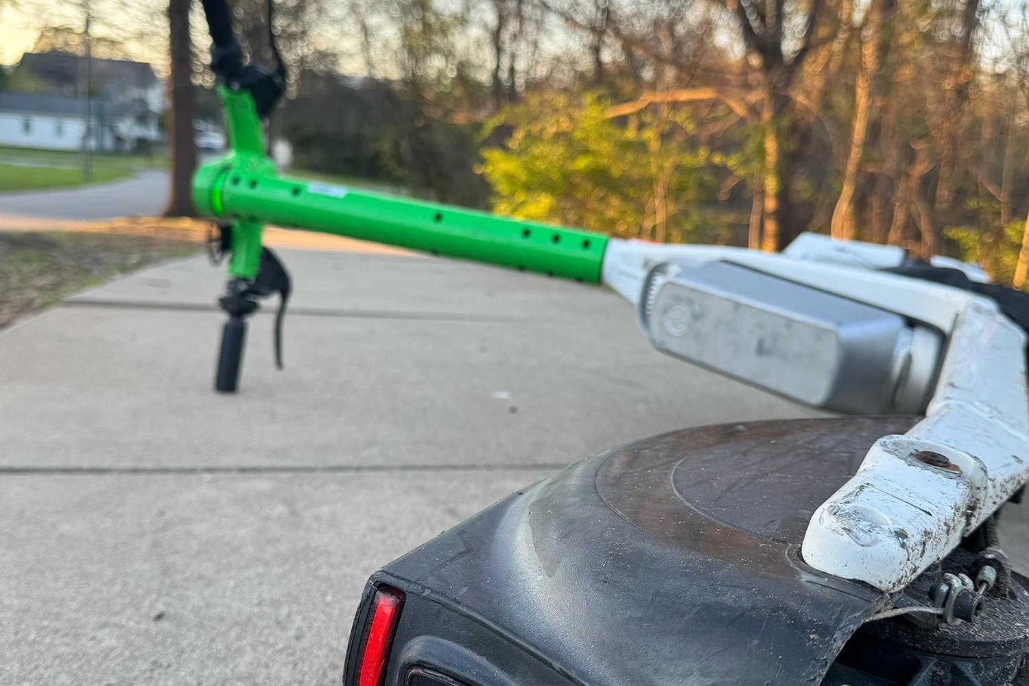 Scooter Collapse Disrupts Morning Ant Commute