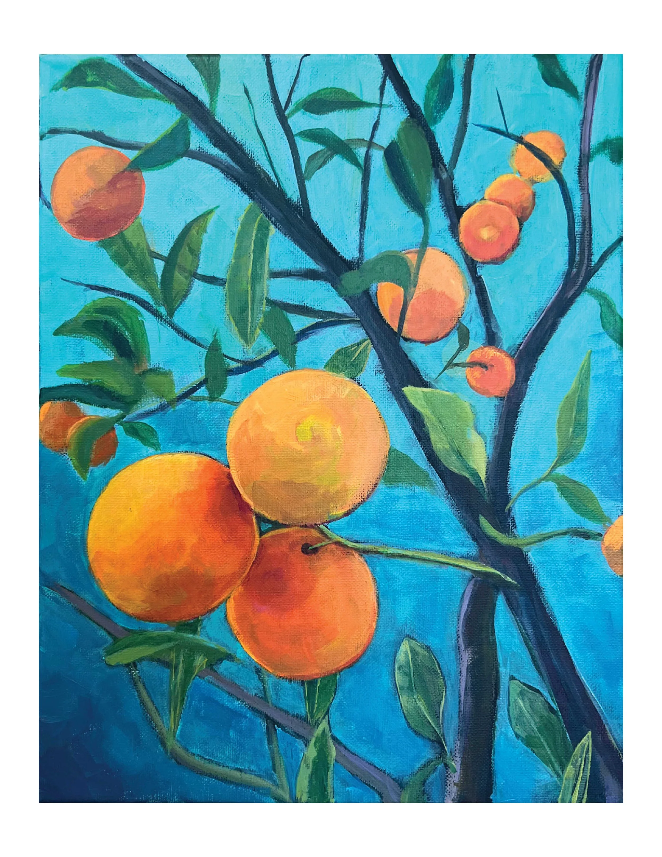 Oranges Notecard