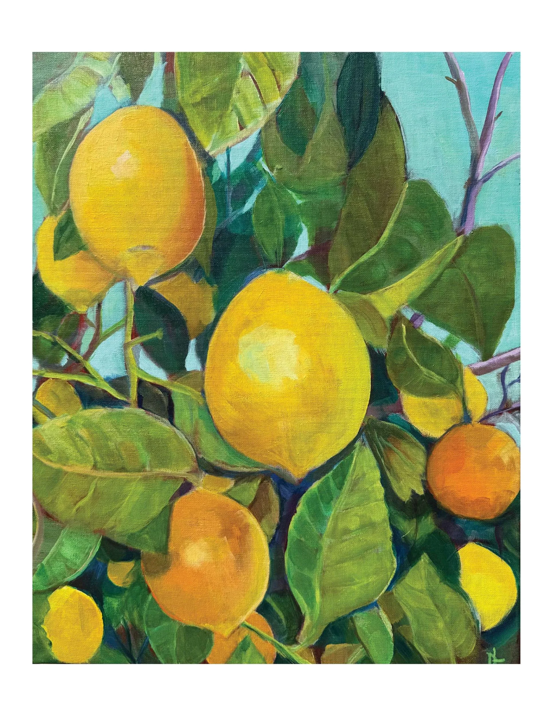 Lemons 3 Notecard
