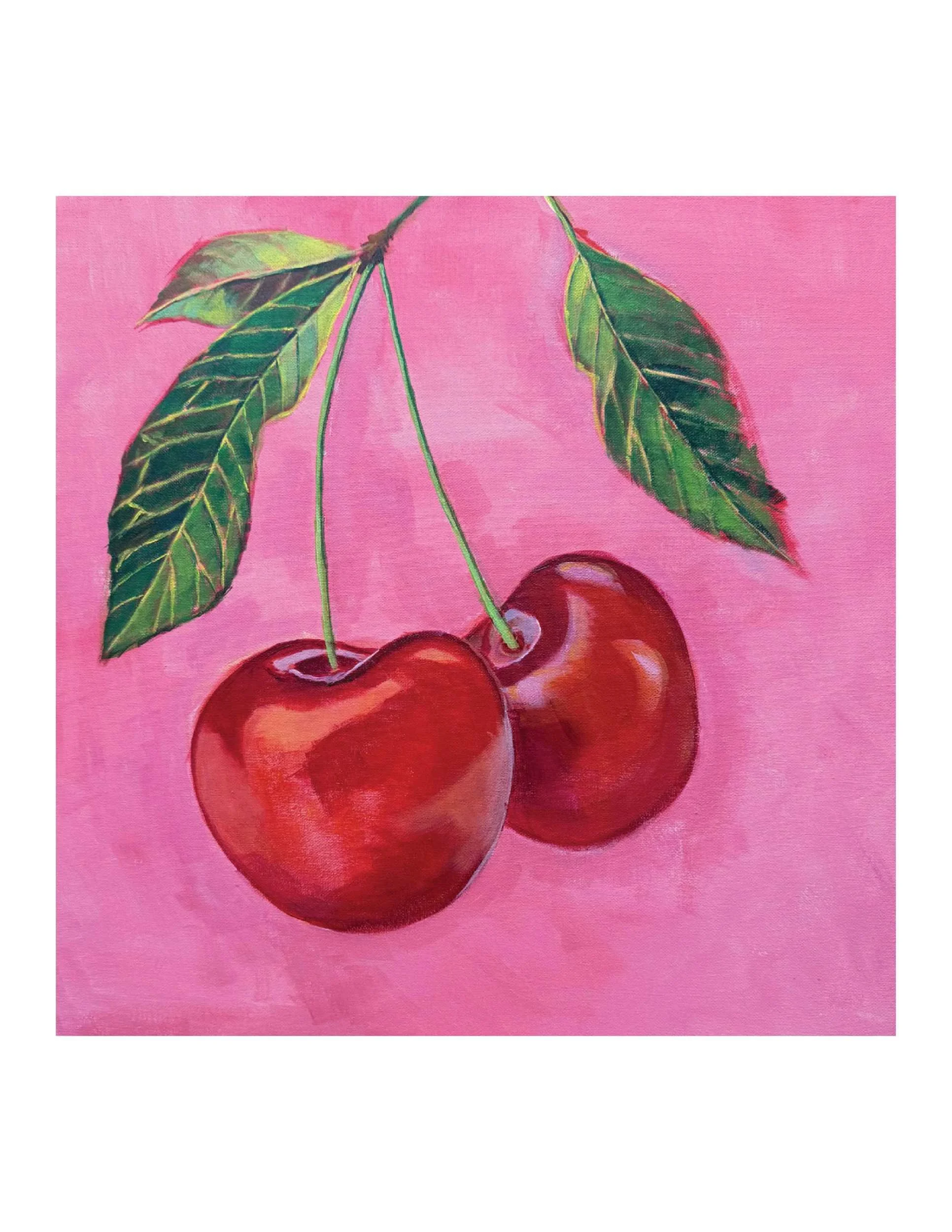 Sweet Cherries 3 Notecard