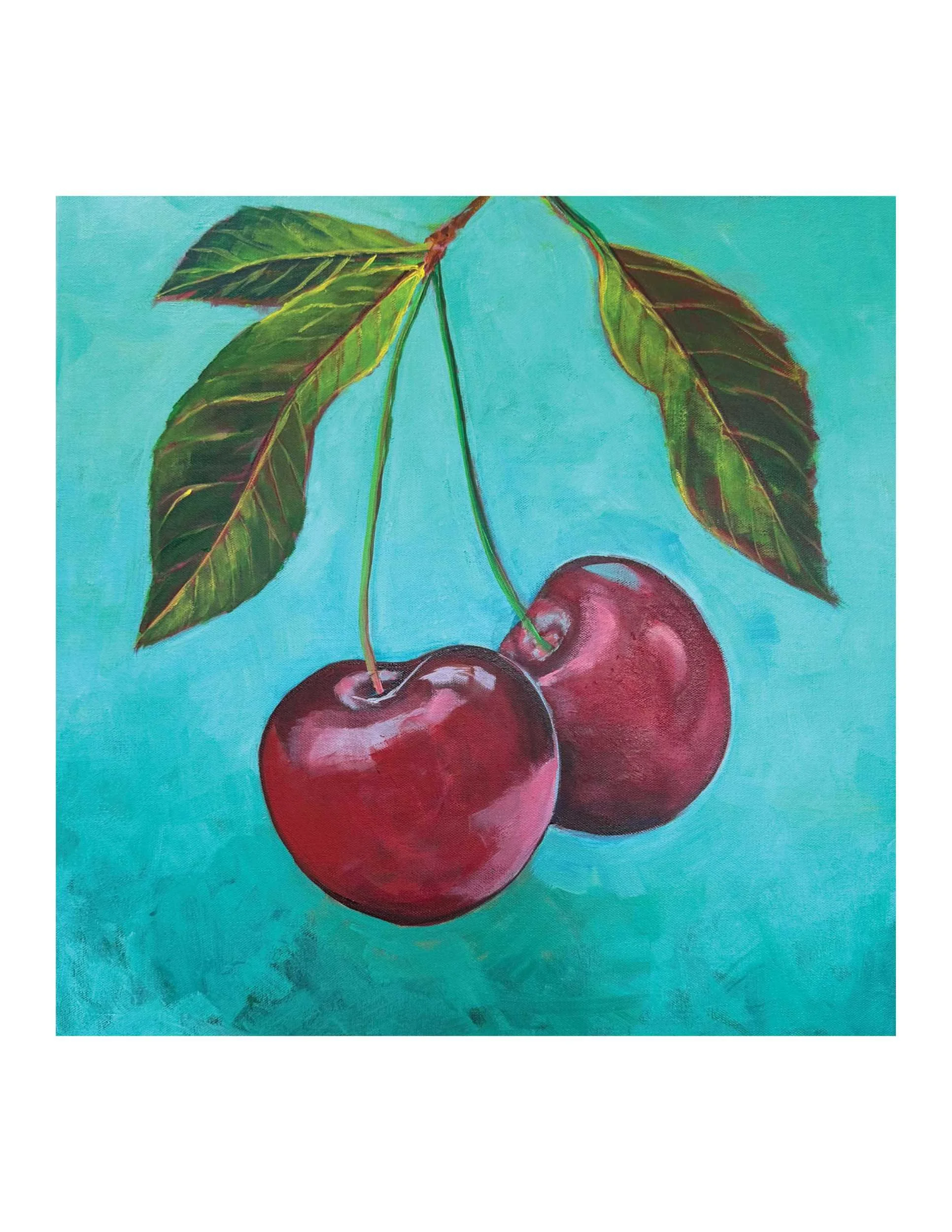 Sweet Cherries 5 Notecard