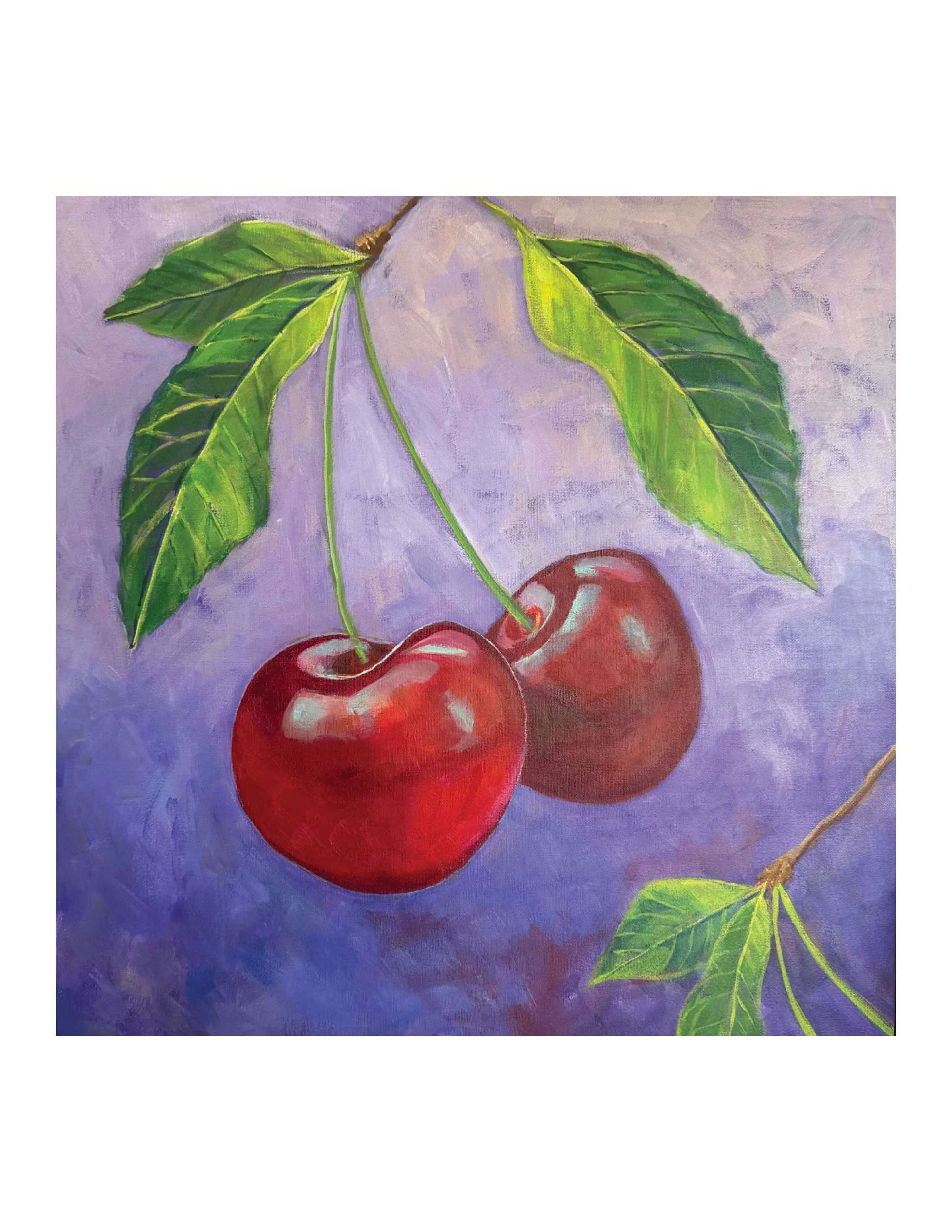 Sweet Cherries 2 Notecard
