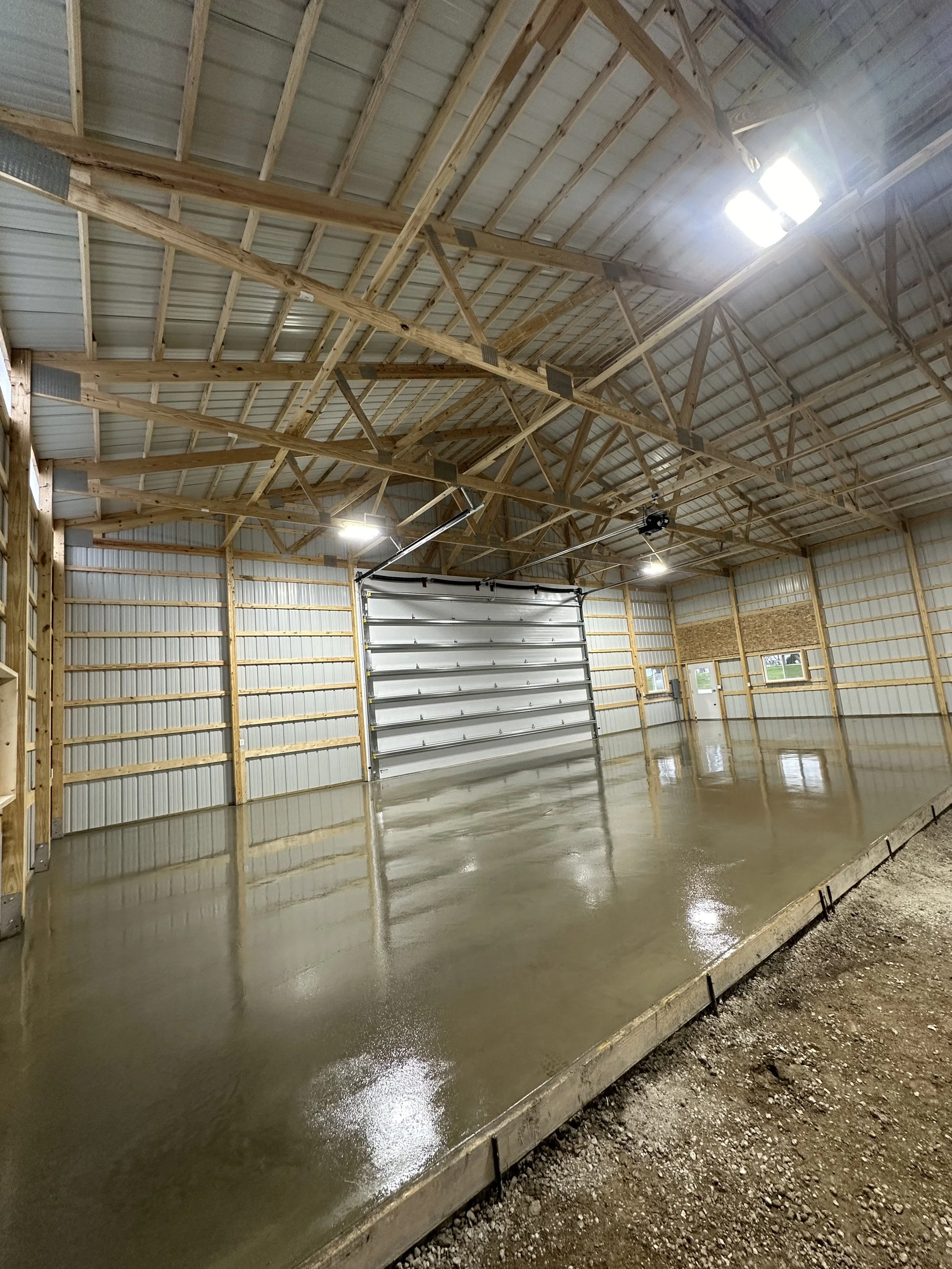 Pole Barn concrete slab