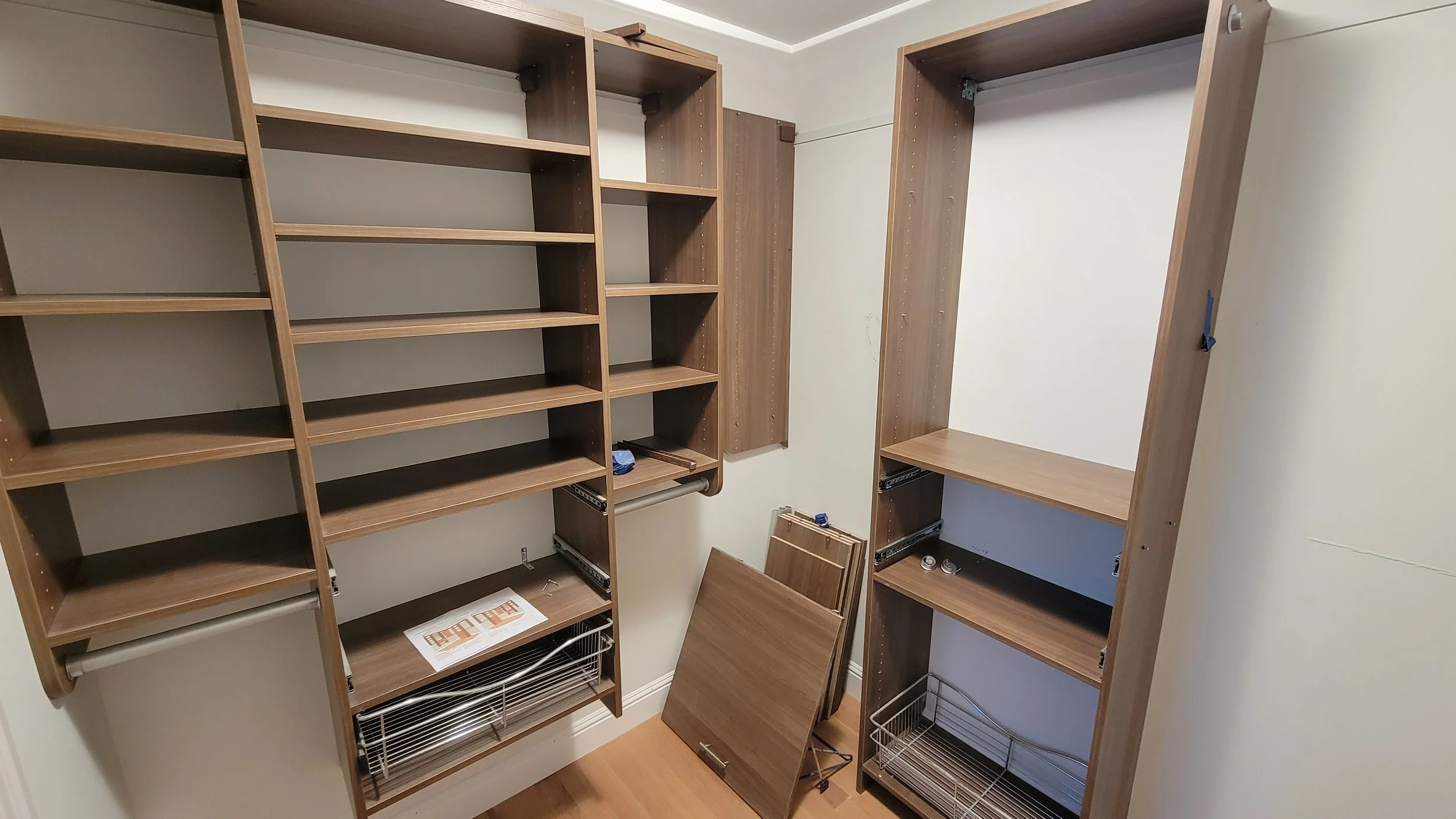 Custom Closet Install in San Francisco